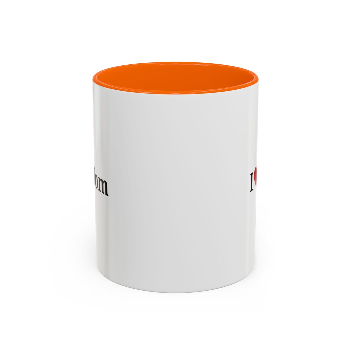 I Love Mom Accent Coffee Mug - Perfect Gift for Mother's Day & Special Occasions