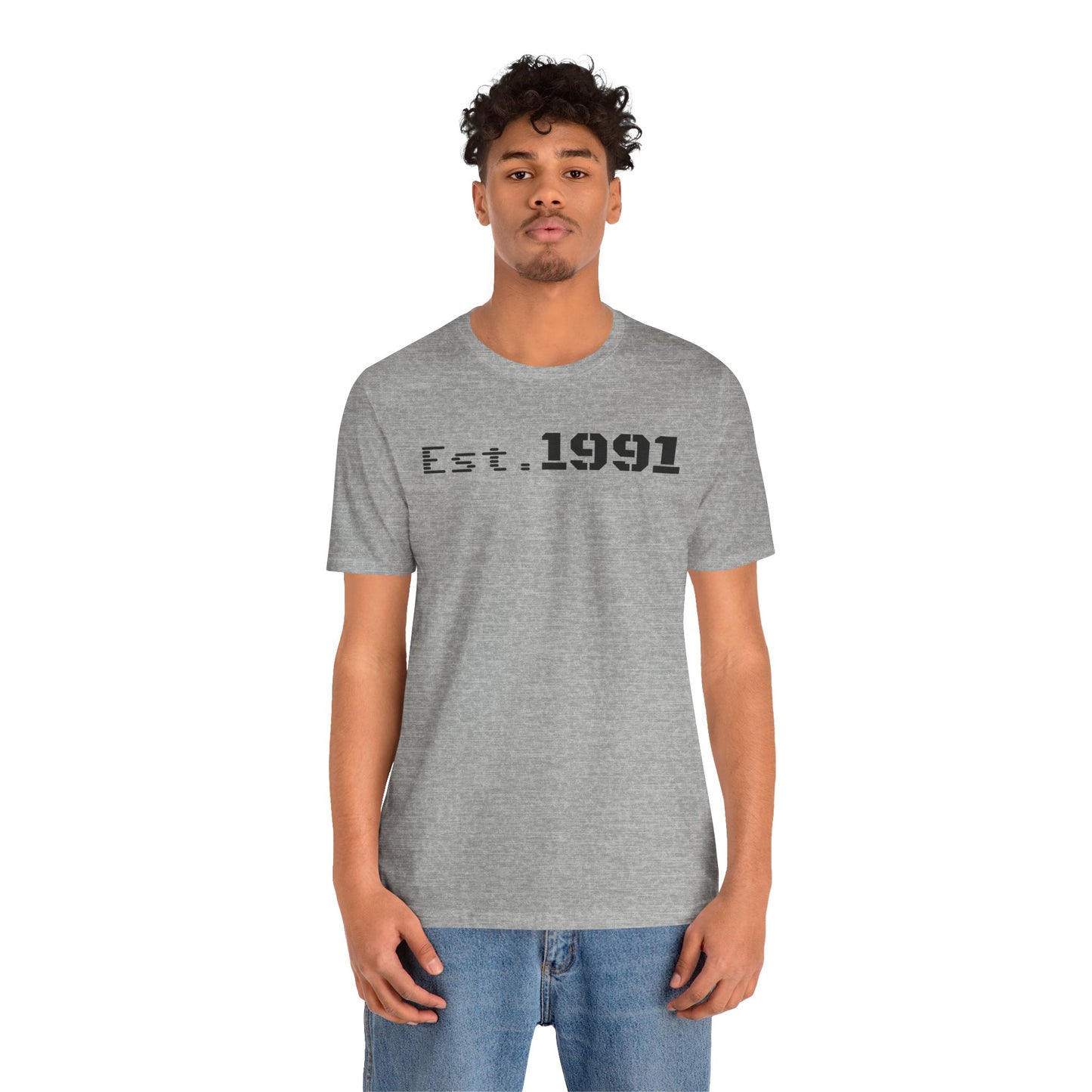 Established 1991 Unisex Jersey Tee | Vintage Anniversary Gift | Casual Wear, Birthday Shirt, Retro Style, Statement Tee, Gift for Him/Her
