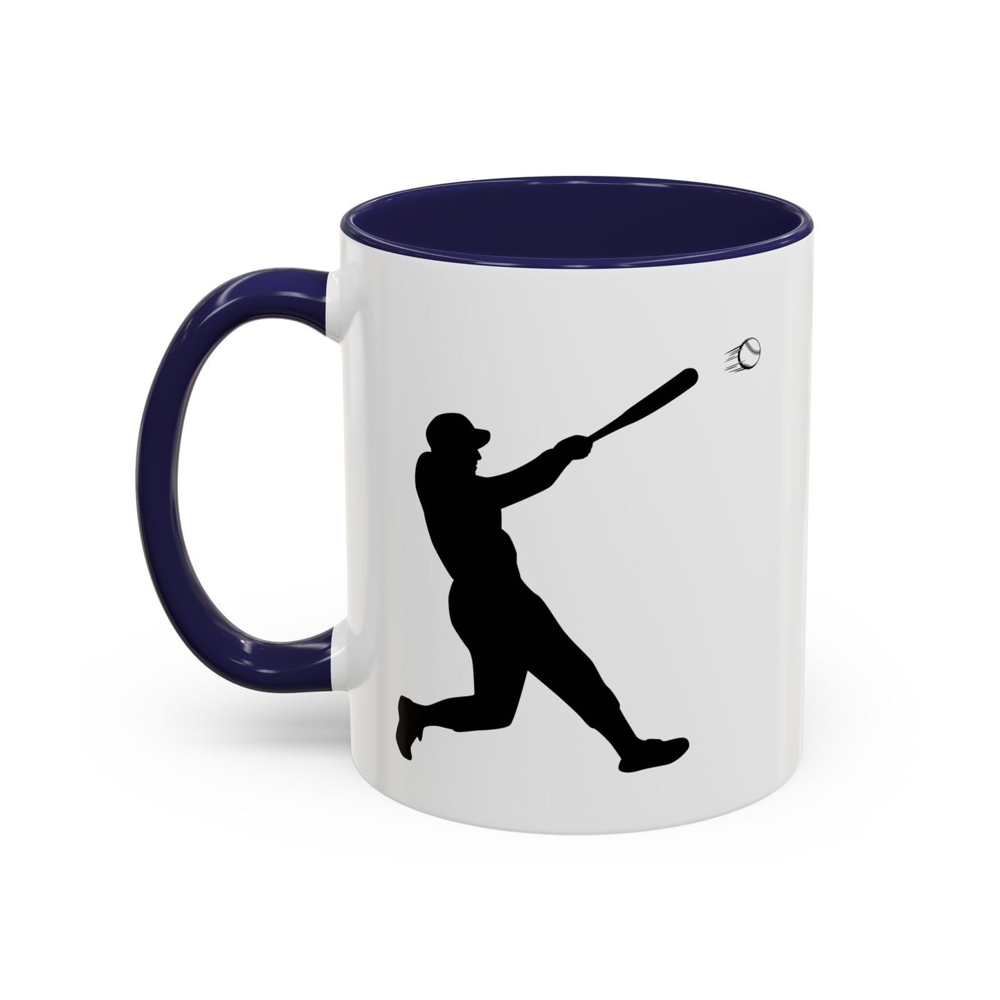 Baseball Player Accent Coffee Mug, Sports Gift, Baseball Lover Mug, Unique Coffee Cup, Personalized Sports Mug