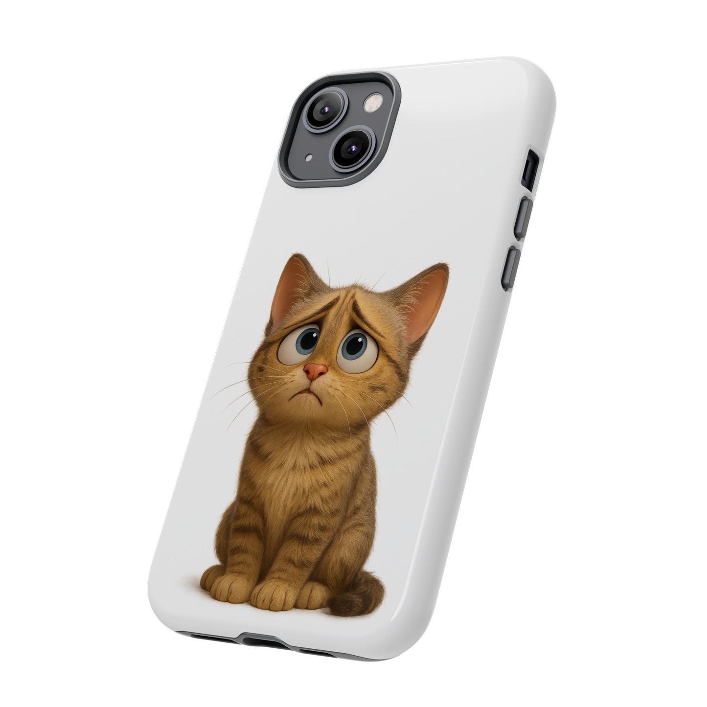 Cute Cat Phone Case, Funny Kitty Case, Animal Lover Gift, Cat Lover Accessory, Unique Cat Design Case, Pet Mom Gift