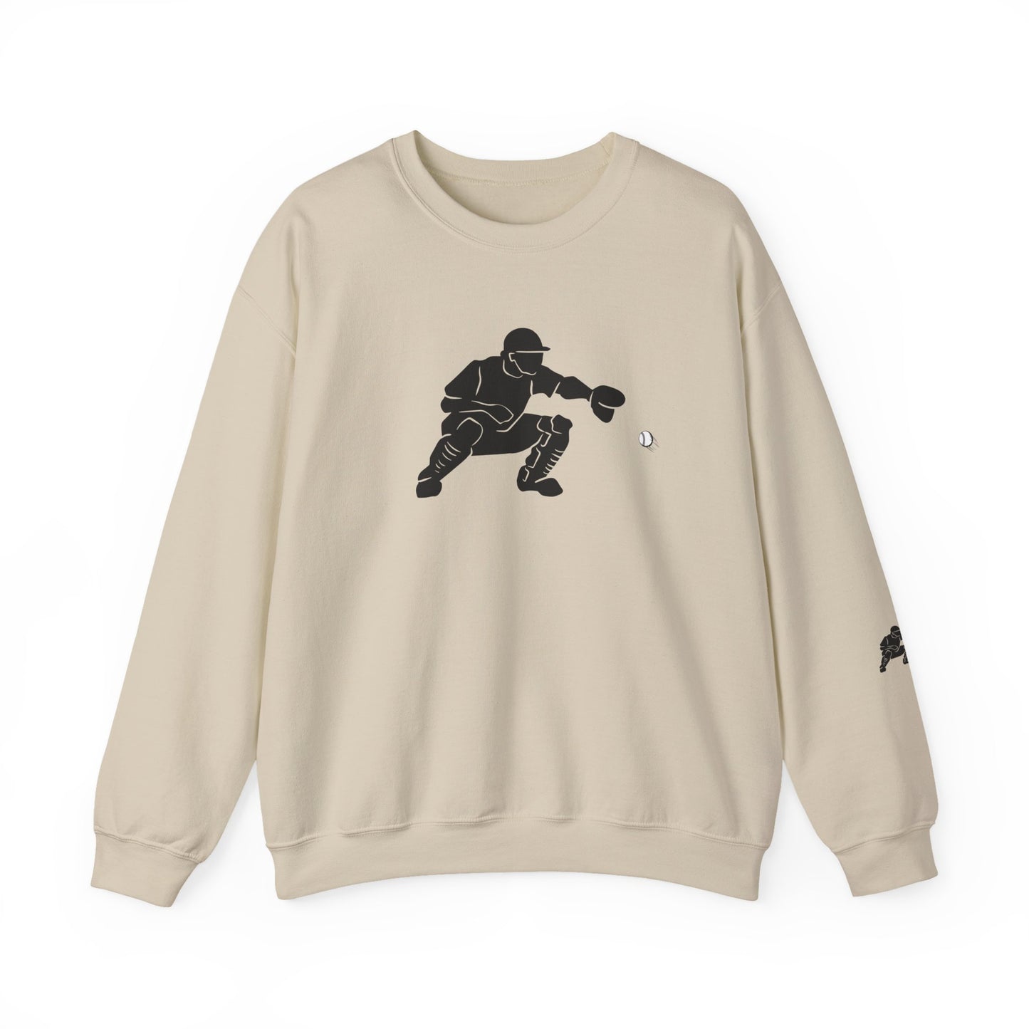 Baseball Catcher Crewneck Sweatshirt | Unisex Sports Apparel | Perfect for Game Days, Gifts, and Casual Wear | Baseball Lover's Gift
