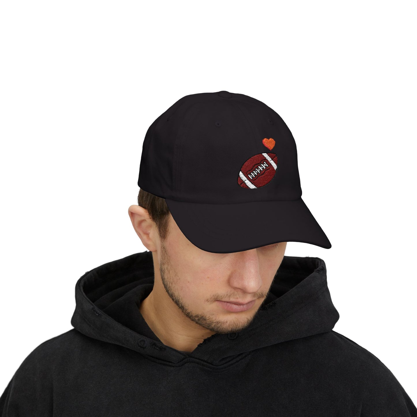 Cute Football Dad Cap, Father's Day Gift, Casual Style Hat, Sports Lover Accessory, Gift for Dad, Outdoor Activities