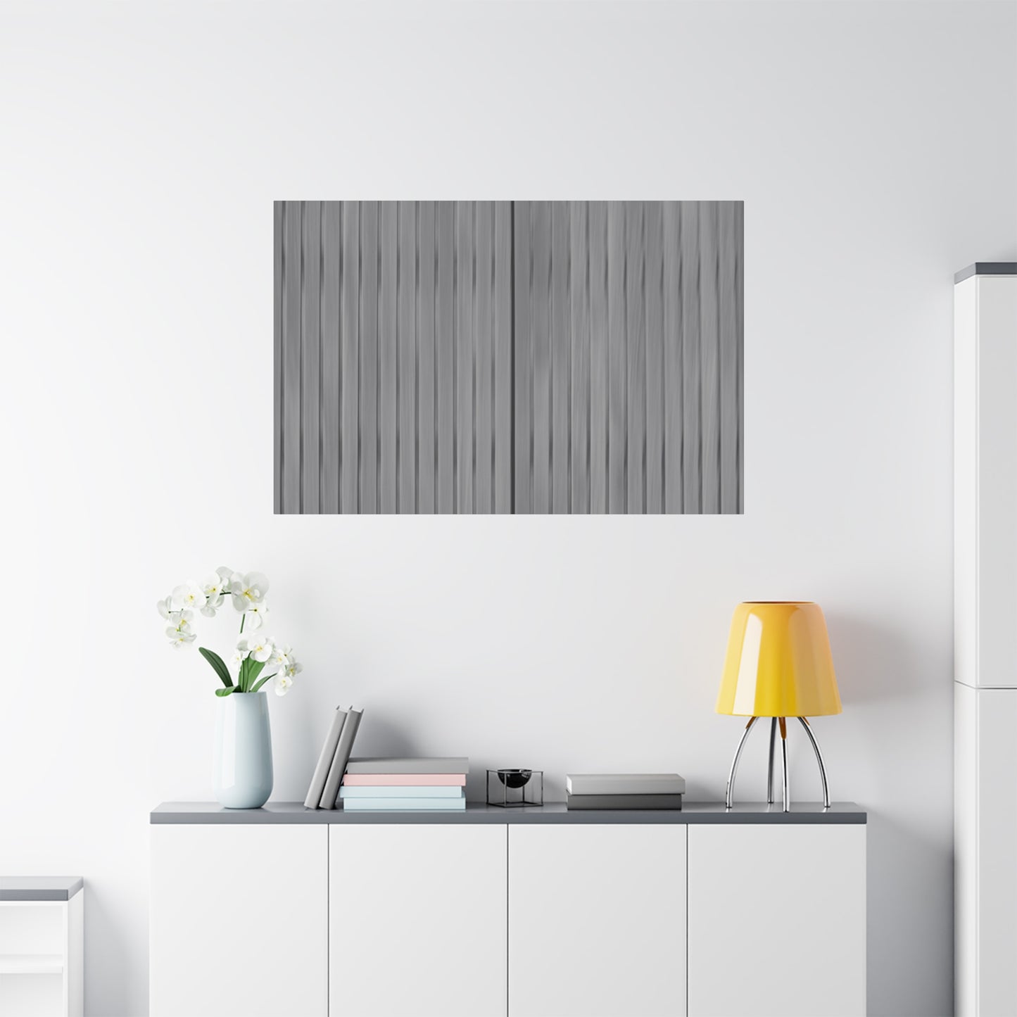 Modern Striped Canvas Art - 1.25" Stretched Wall Decor