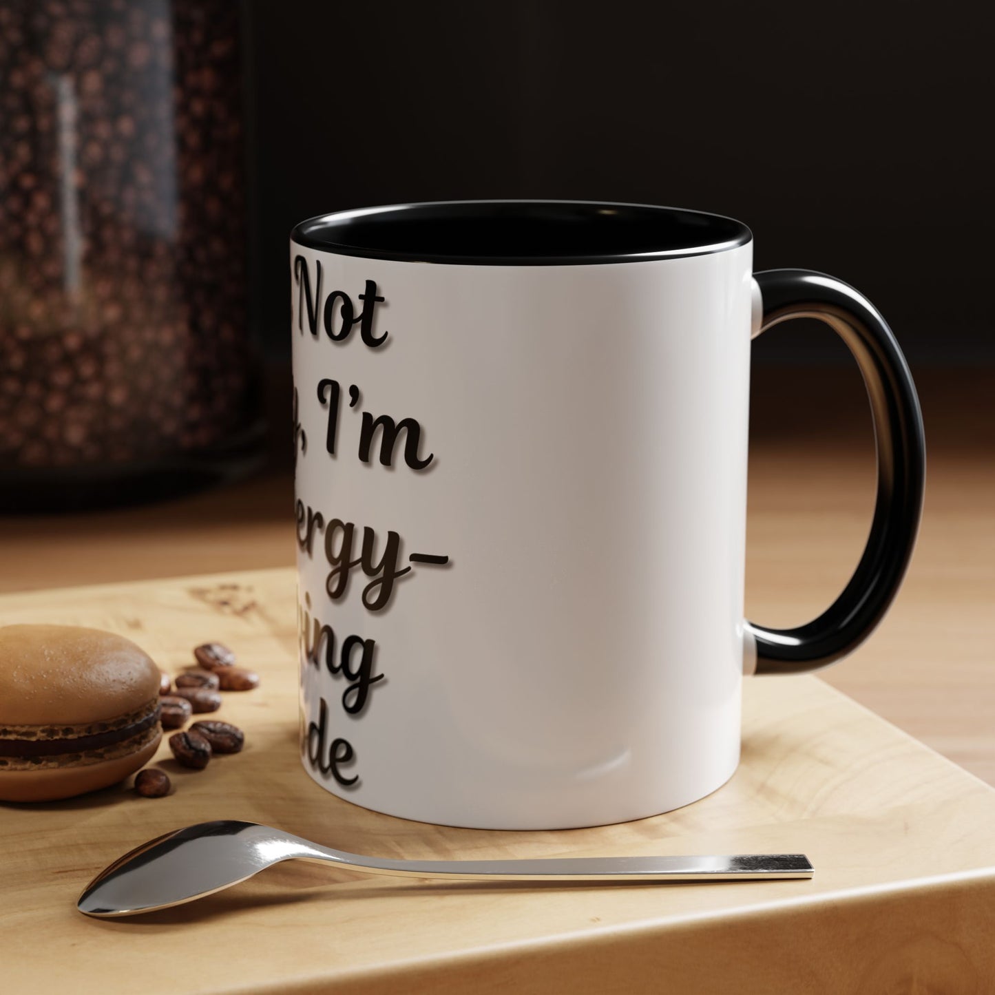 Humorous Coffee Mug - "I'm Not Lazy, I'm in Energy-Saving Mode"