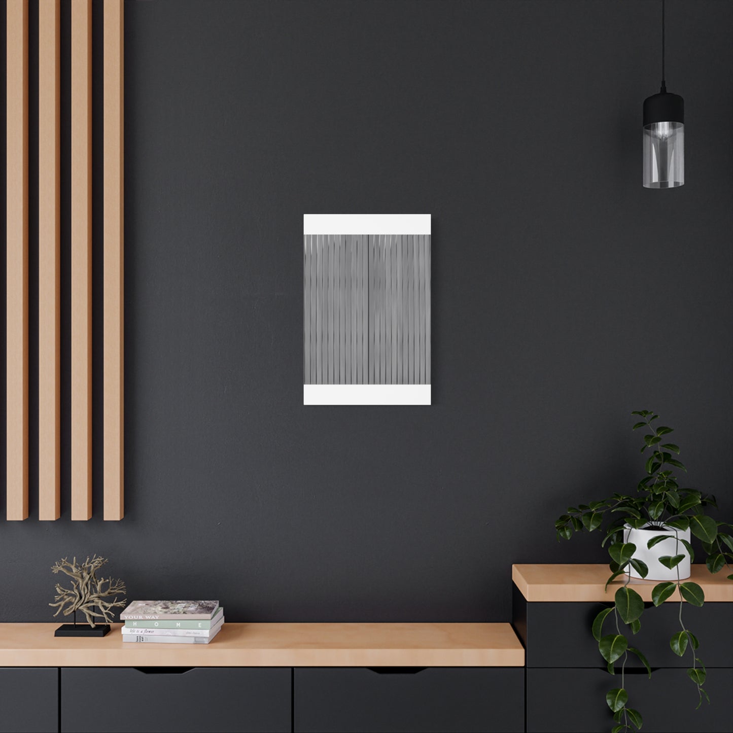 Modern Striped Canvas Art - 1.25" Stretched Wall Decor