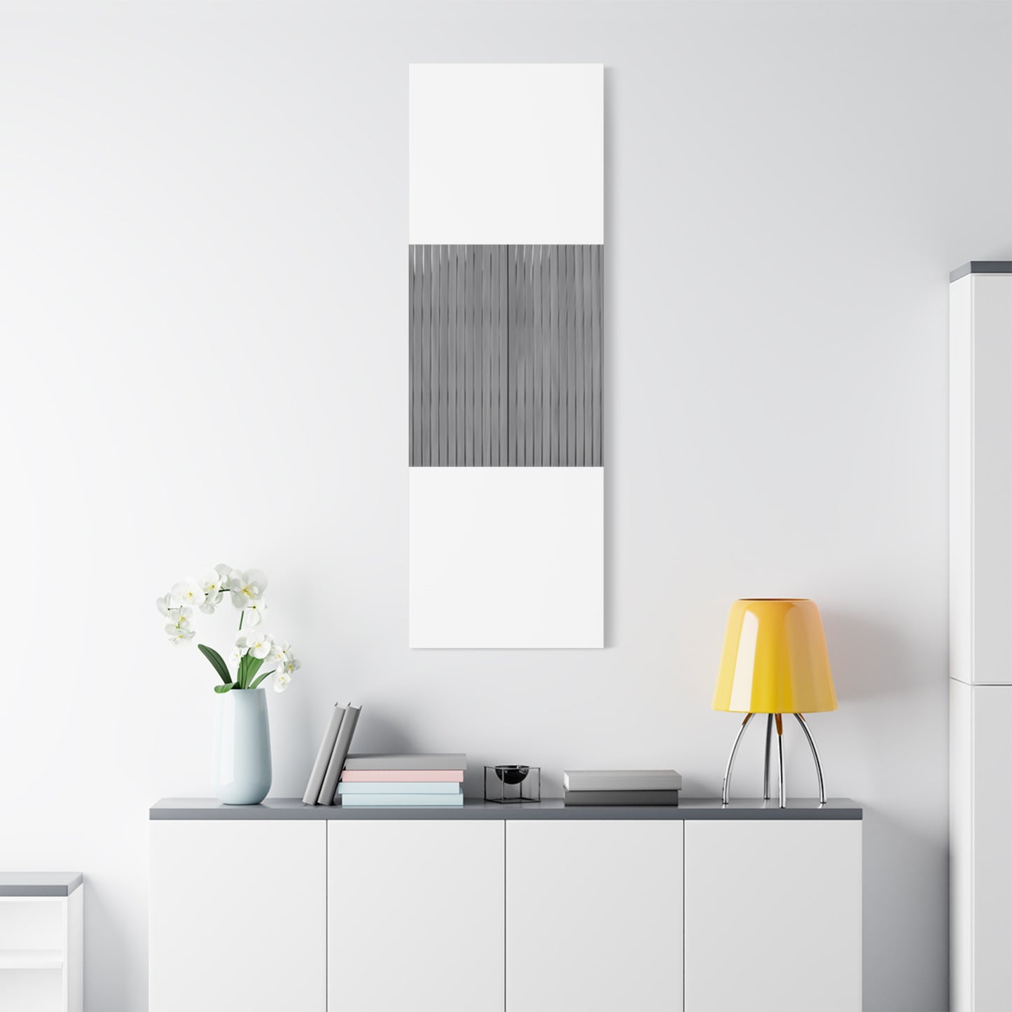 Modern Striped Canvas Art - 1.25" Stretched Wall Decor