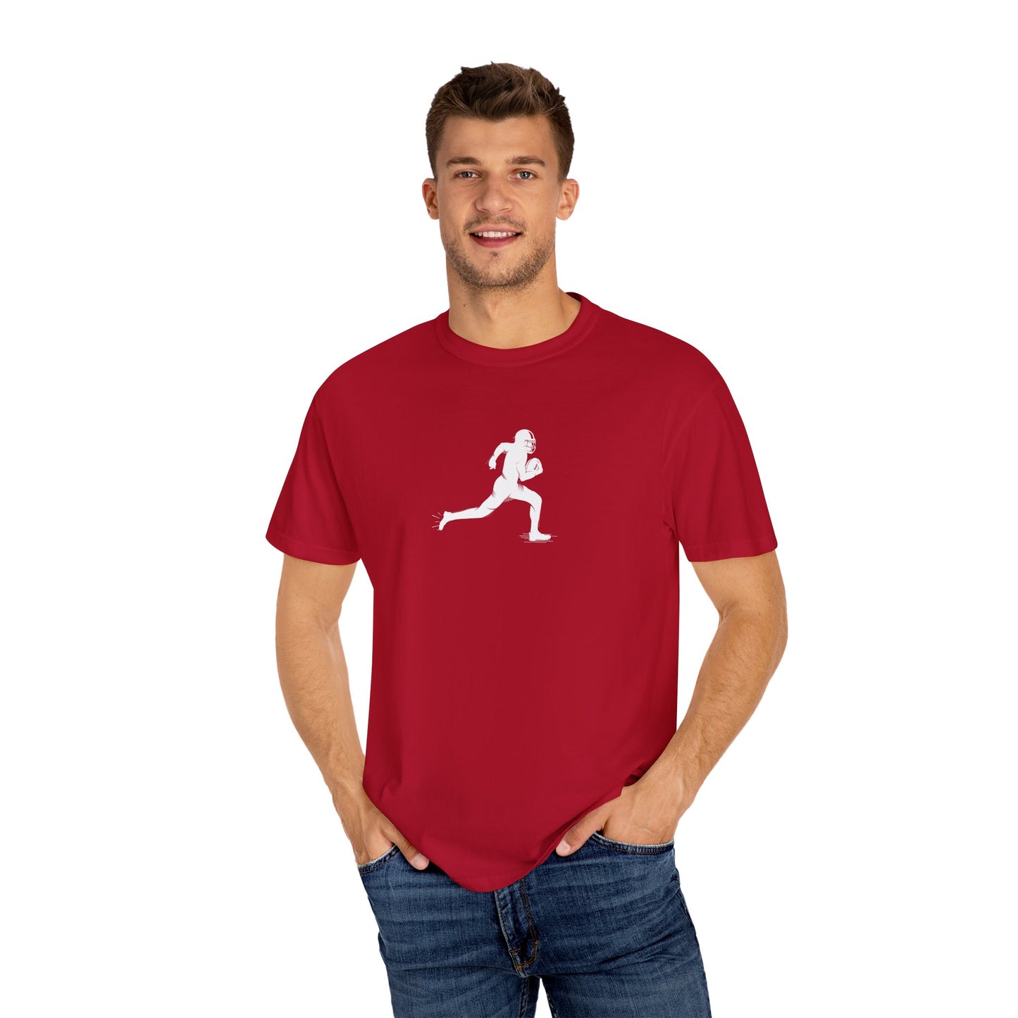 Unisex Football Player T-Shirt | Comfortable Sports Tee, Gift for Runners, Casual Wear, Workout Clothing, Everyday Style