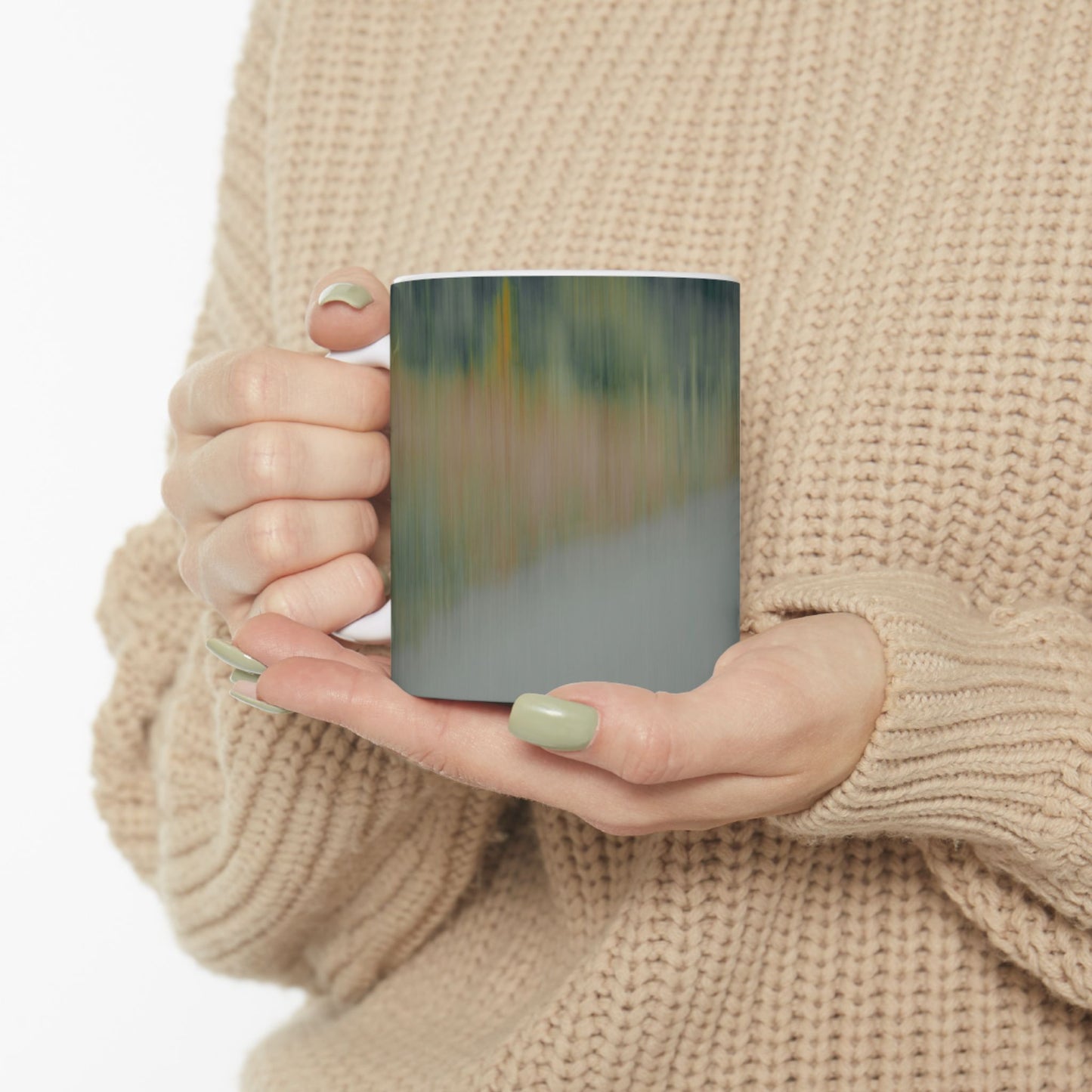 Serene Nature Ceramic Mug - 11oz & 15oz - Perfect Gift for Nature Lovers
