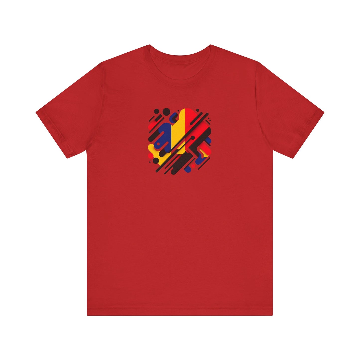 Artistic Heart Unisex Jersey Tee - Vibrant Graphic Tee, Casual Wear, Gift for Art Lovers, Birthday Surprise, Everyday Comfort