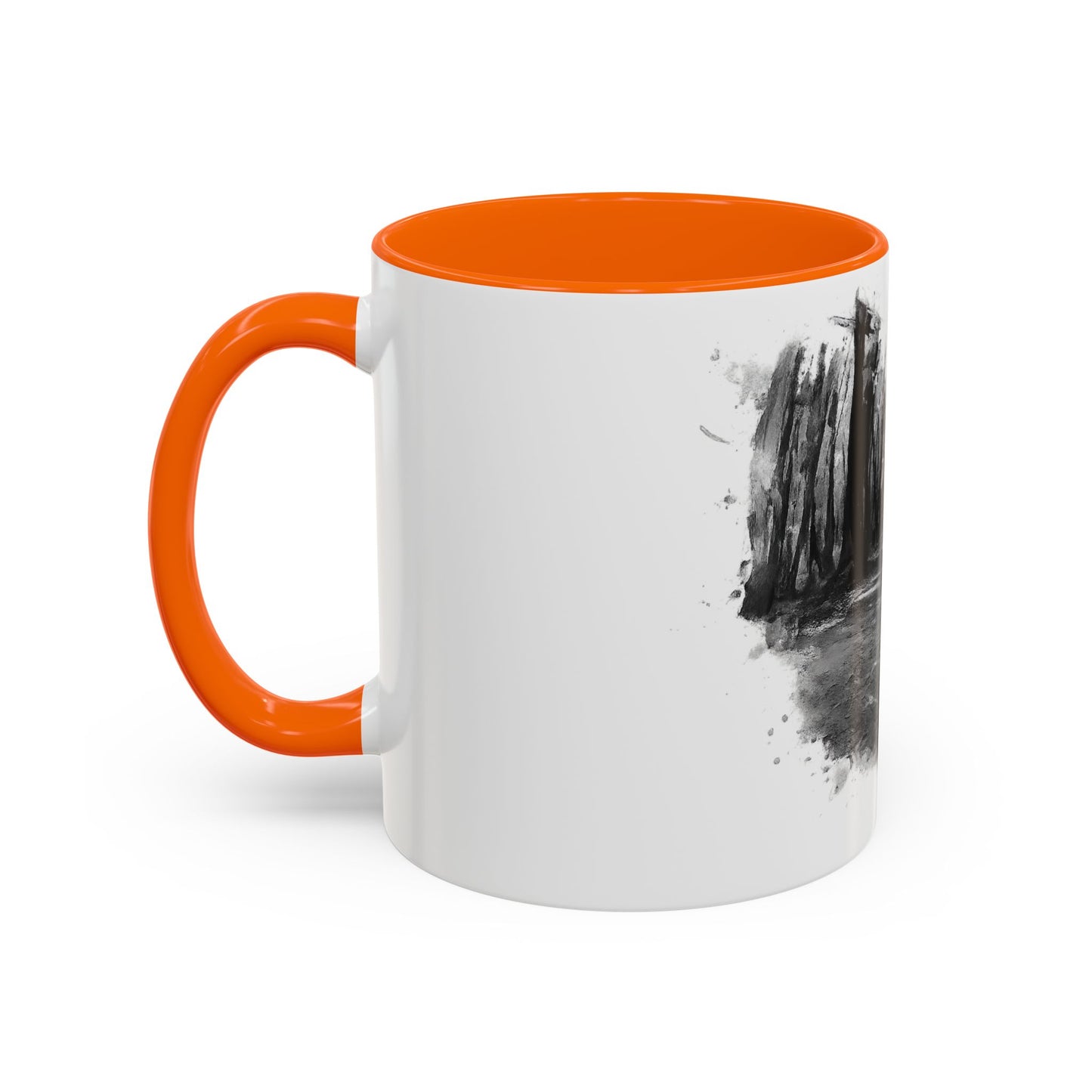 Moody Abstract Forest Coffee Mug | Unique Gift for Nature Lovers, Cozy Home Decor, Perfect for Coffee, Tea, and Hot Chocolate