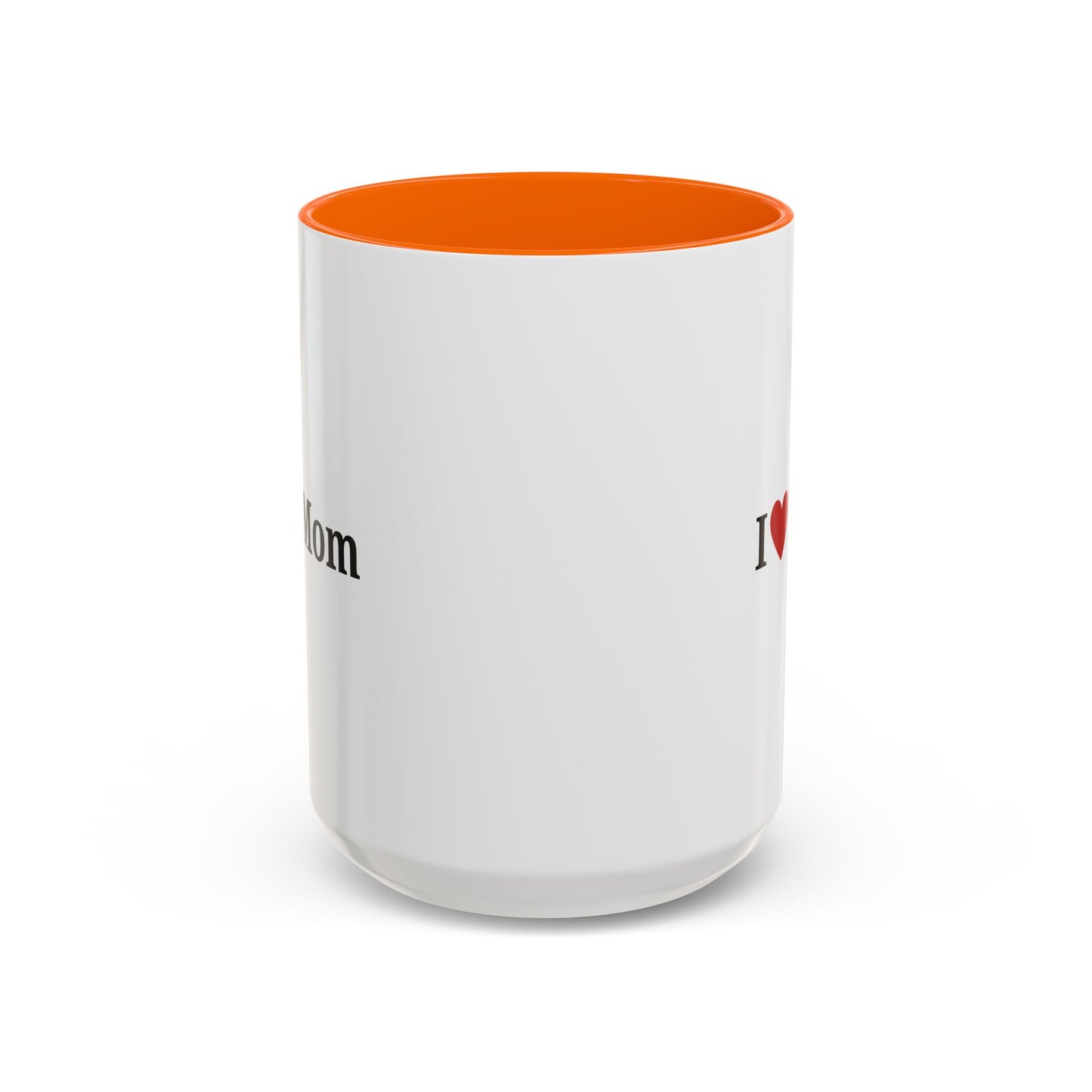 I Love Mom Accent Coffee Mug - Perfect Gift for Mother's Day & Special Occasions
