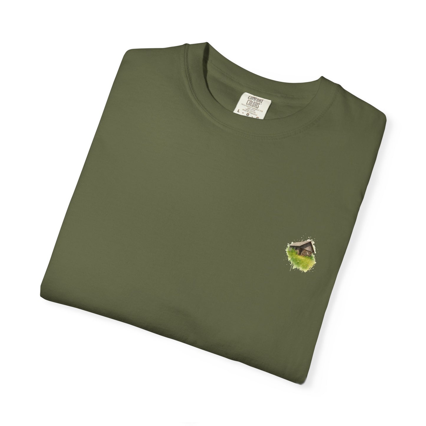 Nature-Inspired Unisex Garment-Dyed T-Shirt, Eco-Friendly Tee, Summer Casual Wear, Gift for Nature Lovers, Relaxed Fit T-Shirt
