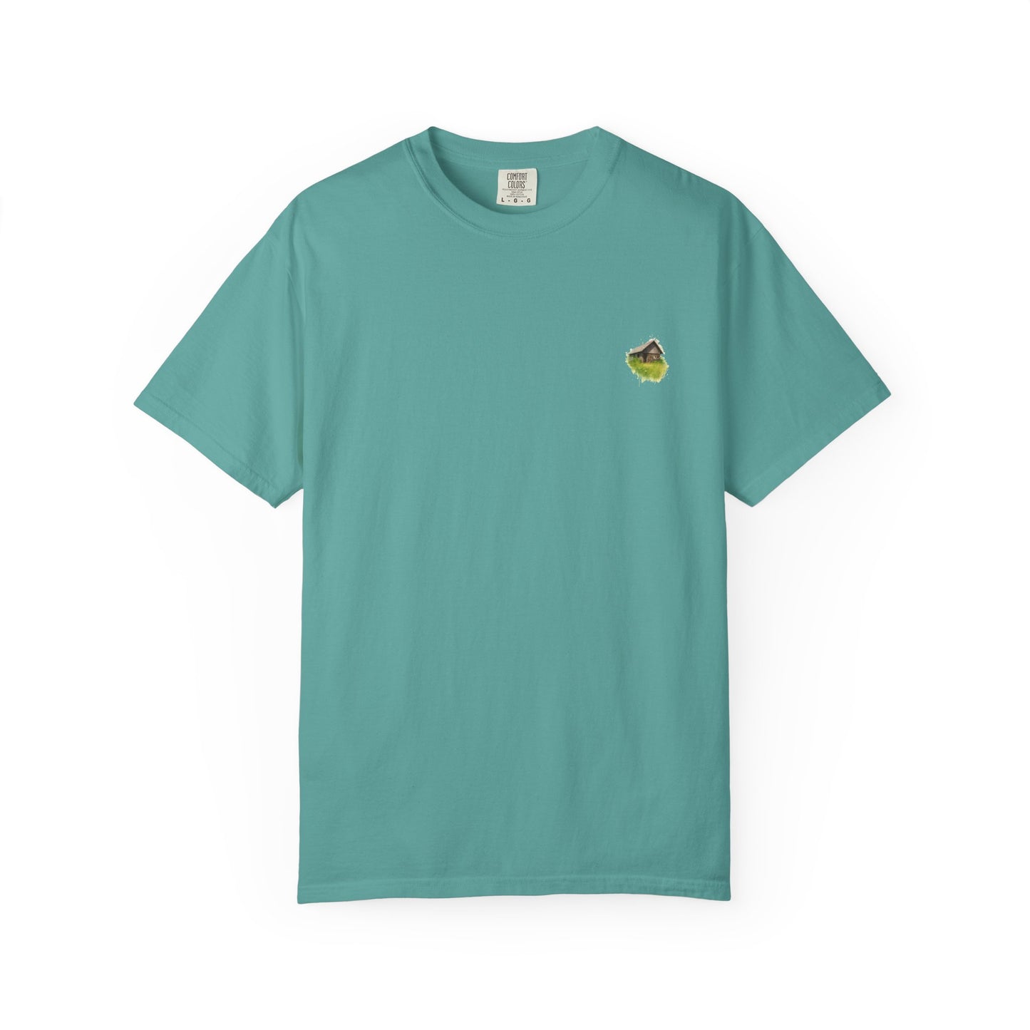 Nature-Inspired Unisex Garment-Dyed T-Shirt, Eco-Friendly Tee, Summer Casual Wear, Gift for Nature Lovers, Relaxed Fit T-Shirt