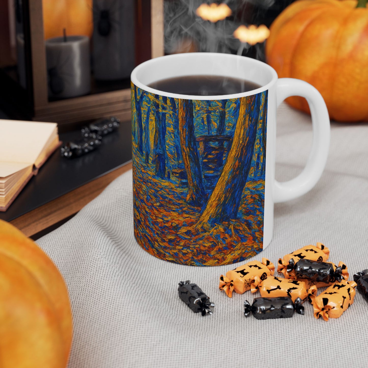 Colorful Abstract Pathway Ceramic Mug