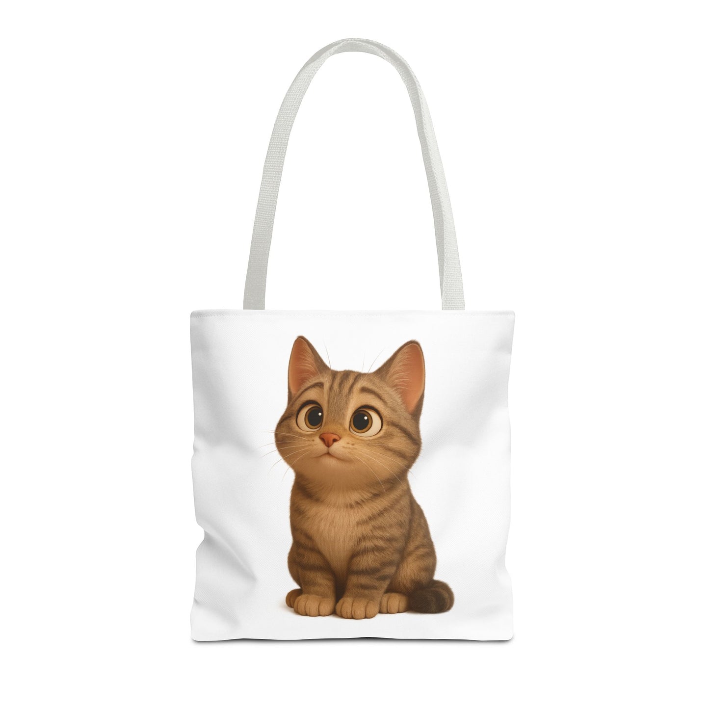 Cute Cat Tote Bag - Perfect for Animal Lovers, Eco-Friendly Carryall, Beach Bag, Shopping Tote, Gift for Cat Owners