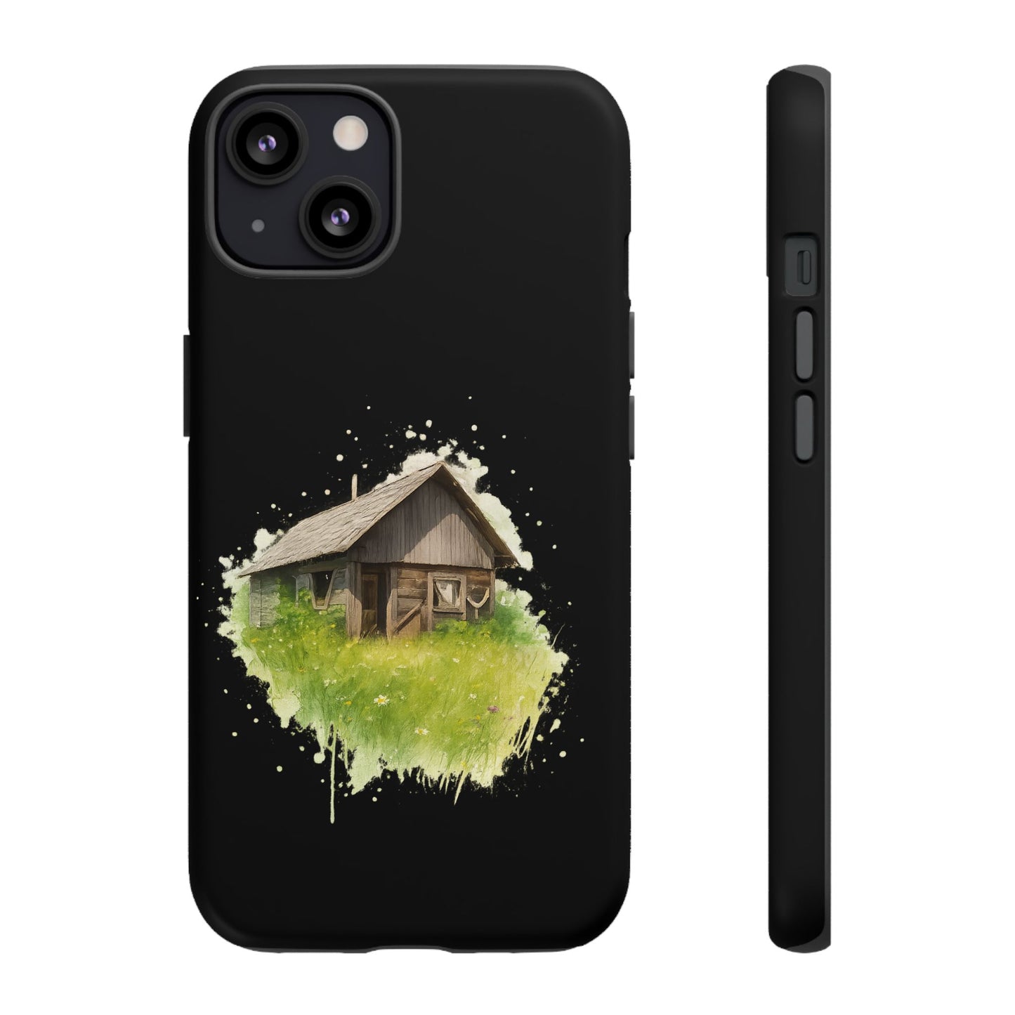 Rustic Farmhouse Phone Case, Cute Cottage Design, Tough Cases for Nature Lovers, Eco-Friendly Gift, Customizable Tech Accessories