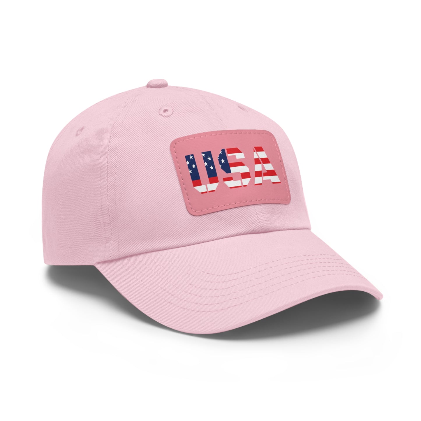 Dad Hat with USA Leather Patch
