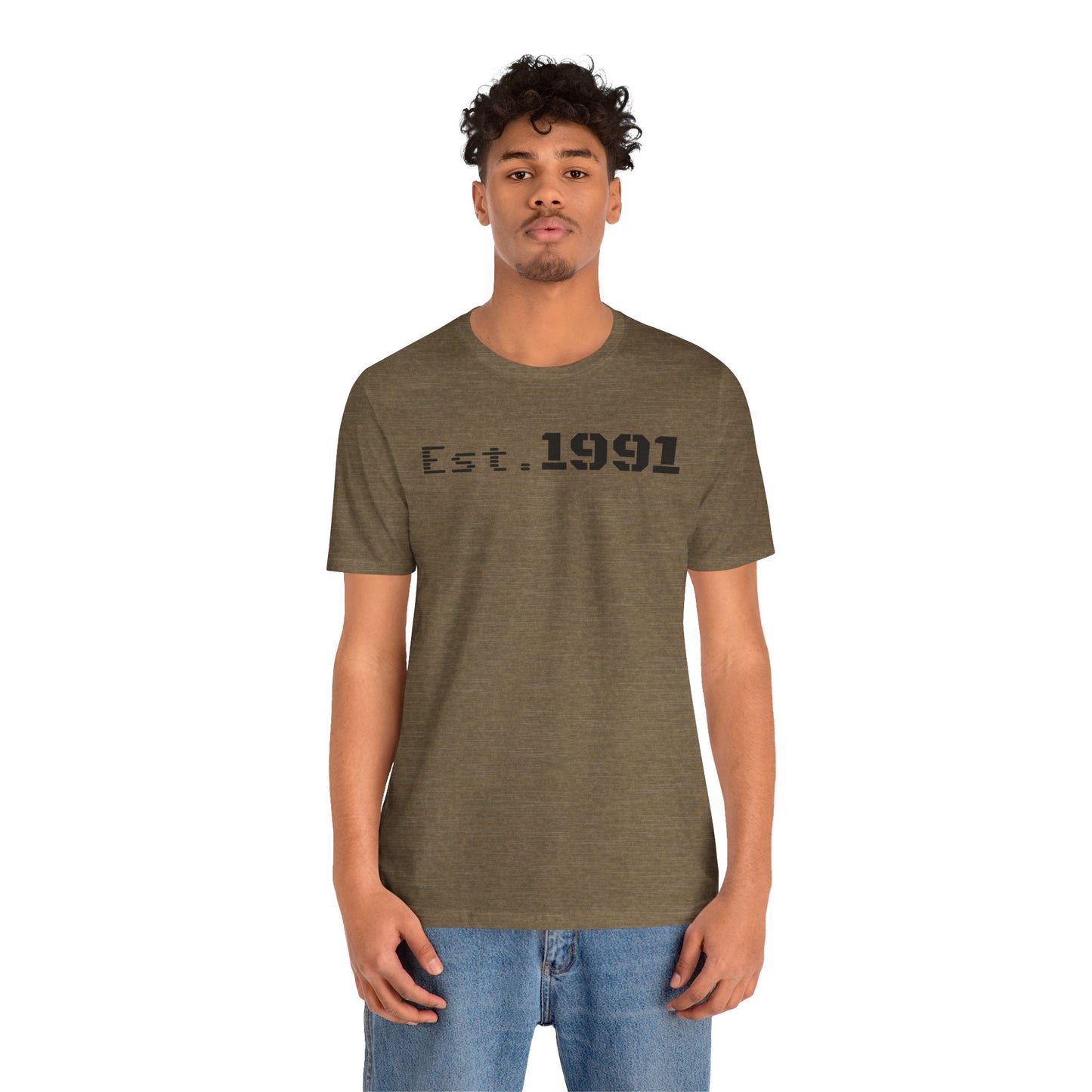 Established 1991 Unisex Jersey Tee | Vintage Anniversary Gift | Casual Wear, Birthday Shirt, Retro Style, Statement Tee, Gift for Him/Her