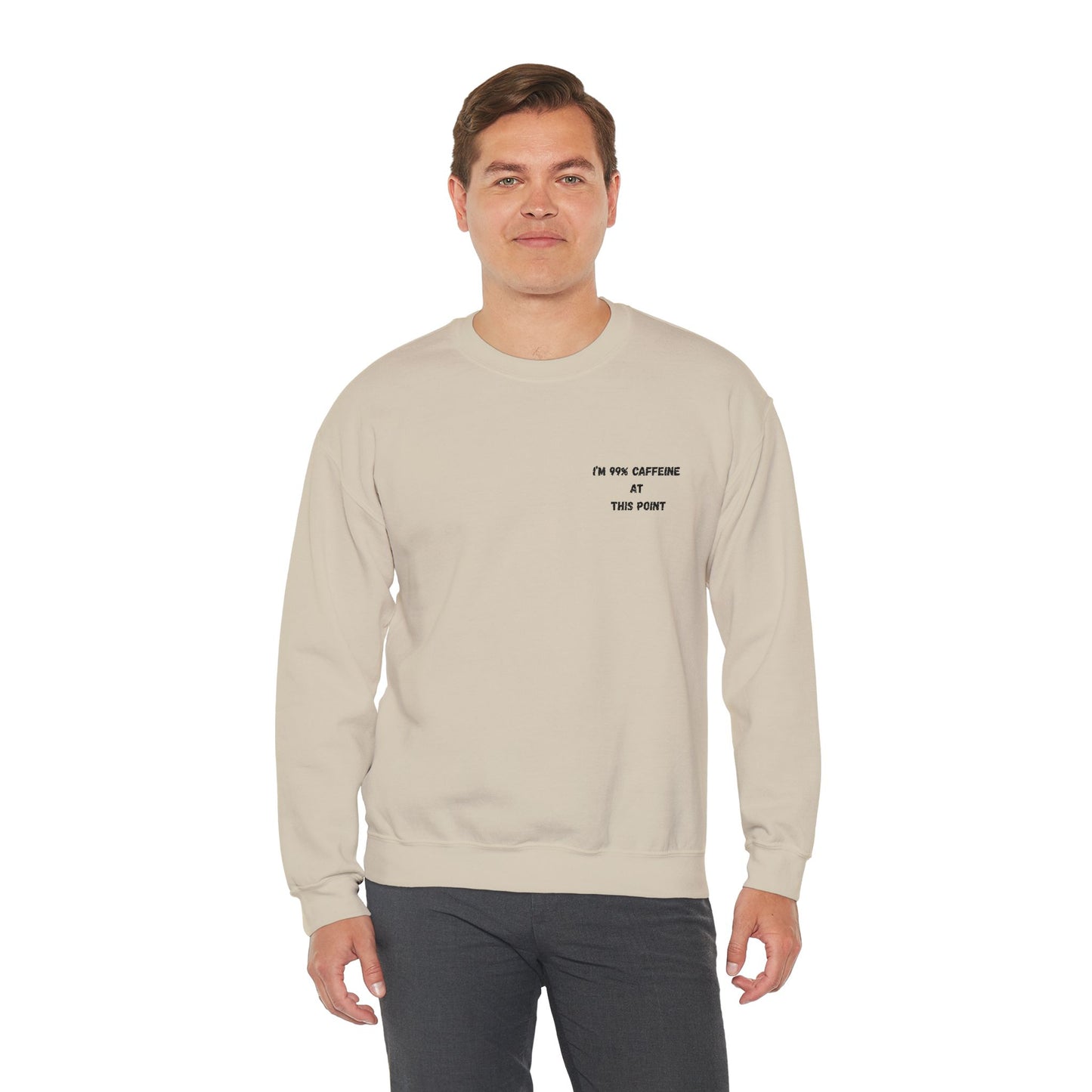 Caffeine Lover's Crewneck Sweatshirt | Unisex Heavy Blend
