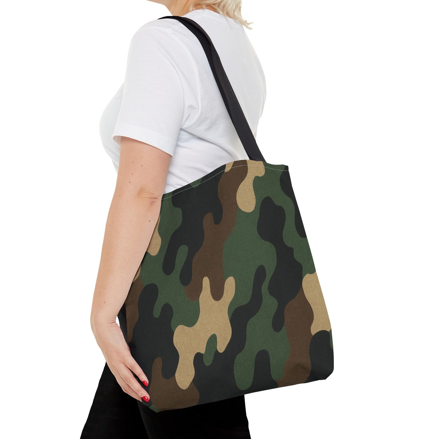 Stylish Camouflage Tote Bag, Reusable Shopping Bag, Beach Tote, Casual Carry-All, Gift for Him or Her