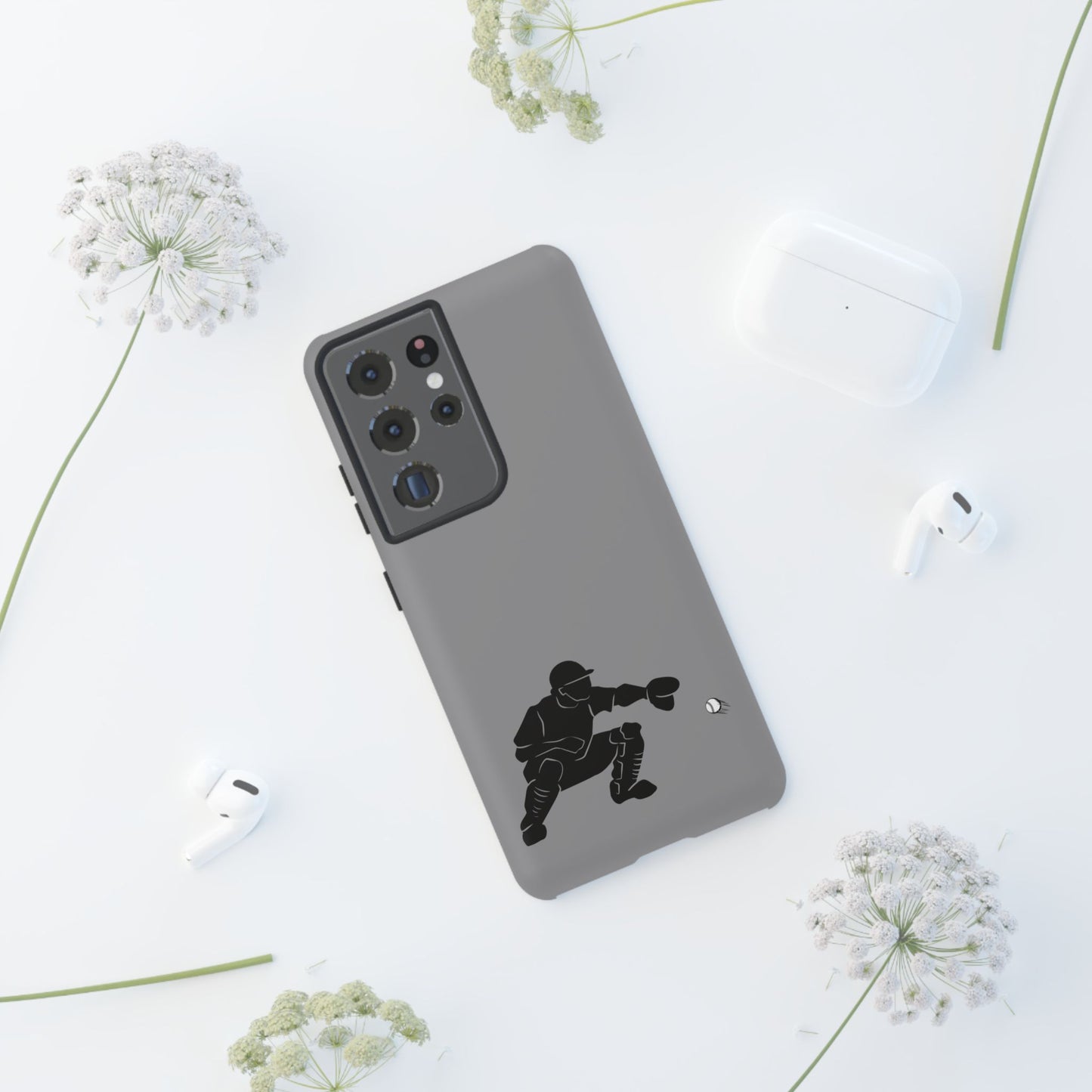 Baseball Catcher Phone Case - Tough Cases, Sports Phone Cover, Great for Athletes, Perfect Gift for Baseball Lovers, Unique Cell Phone Design
