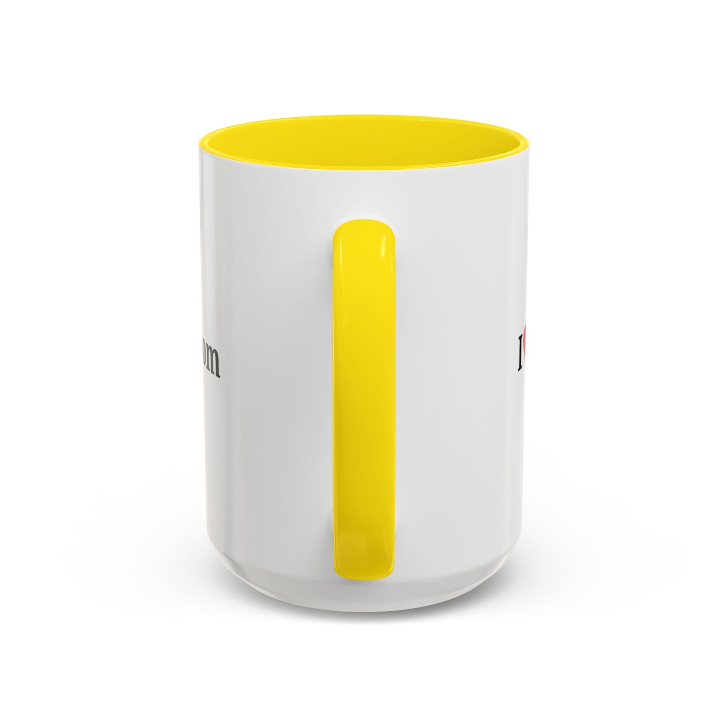 I Love Mom Accent Coffee Mug - Perfect Gift for Mother's Day & Special Occasions