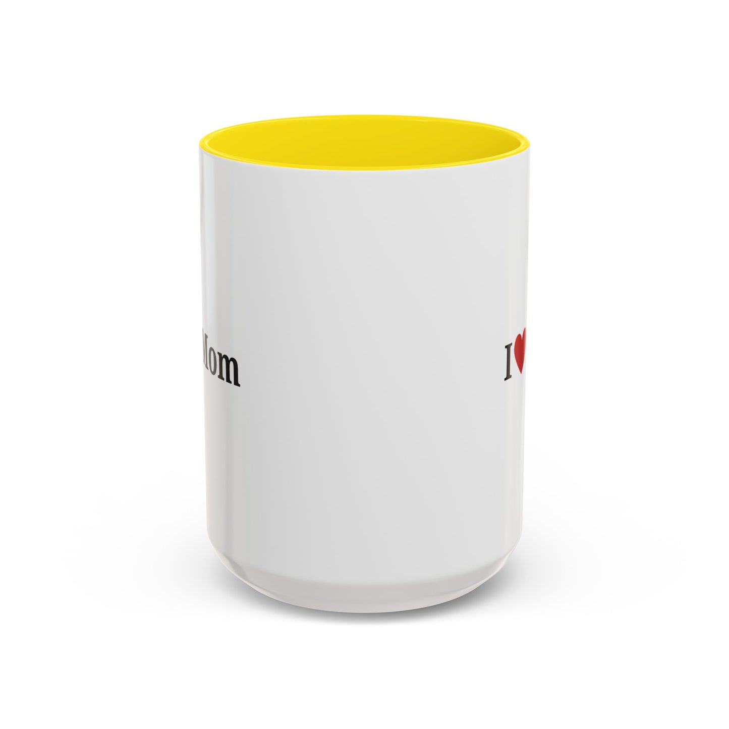 I Love Mom Accent Coffee Mug - Perfect Gift for Mother's Day & Special Occasions