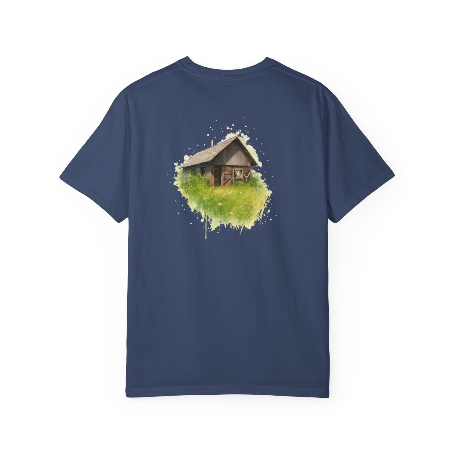 Nature-Inspired Unisex Garment-Dyed T-Shirt, Eco-Friendly Tee, Summer Casual Wear, Gift for Nature Lovers, Relaxed Fit T-Shirt