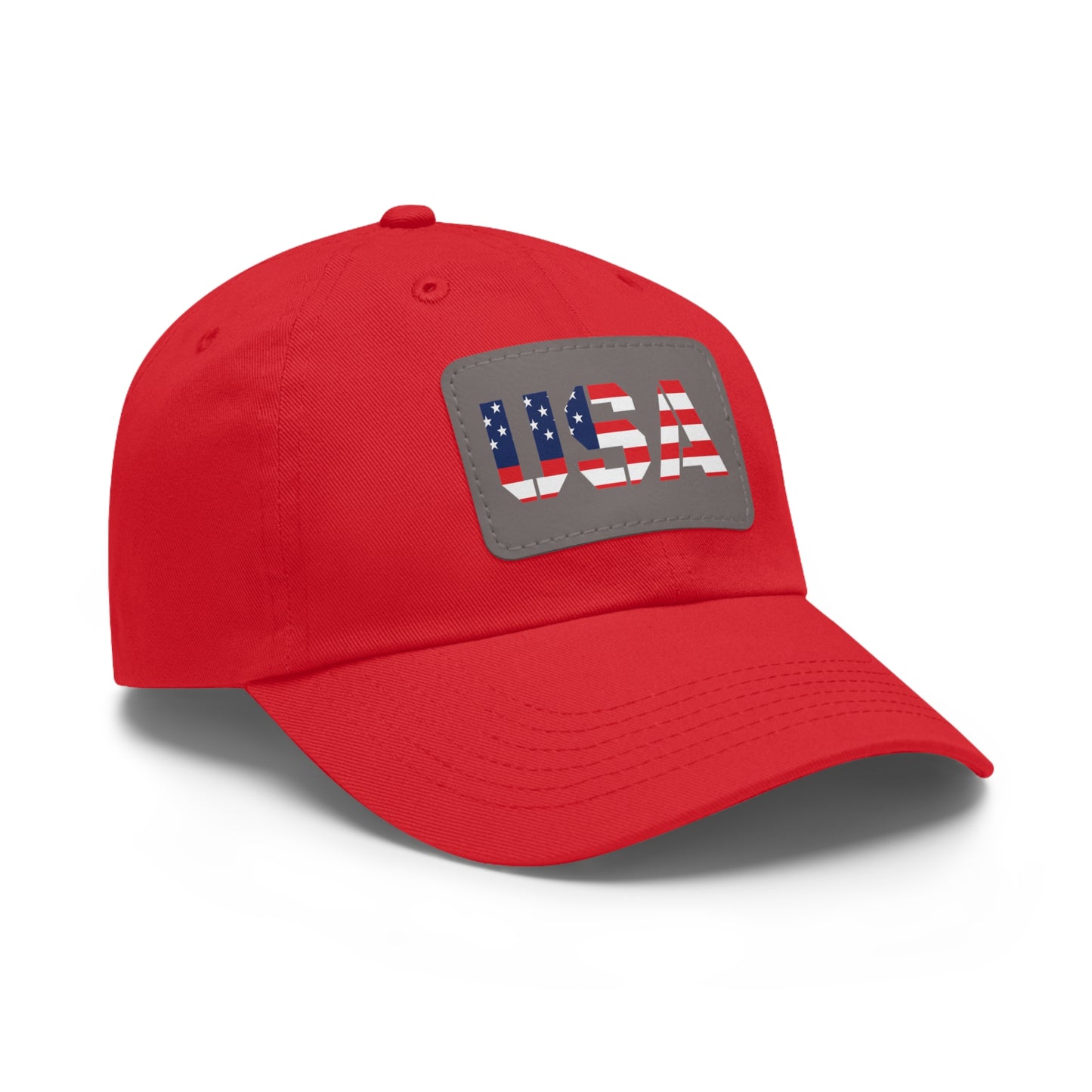 Dad Hat with USA Leather Patch