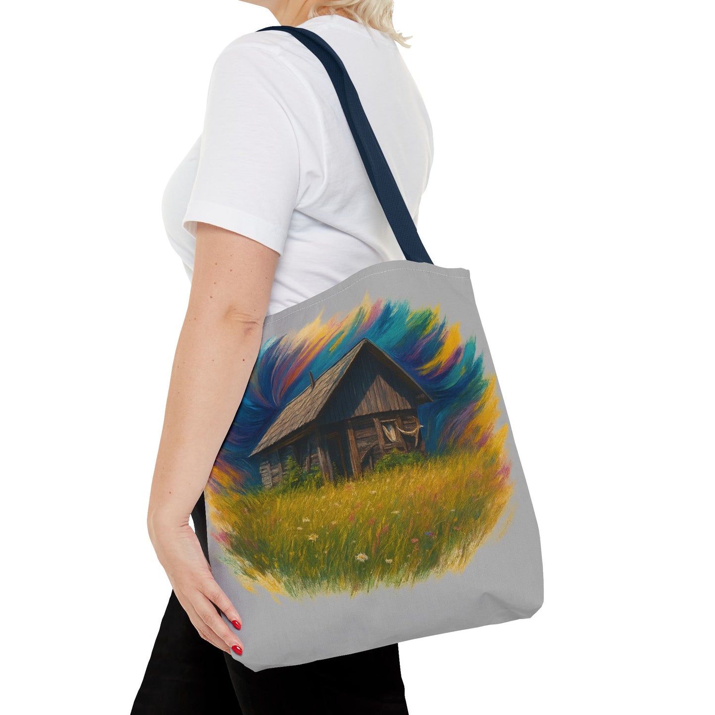 Rustic Charm Tote Bag | Boho Bag | Eco-Friendly Custom Design | Nature Lover Gift | Canvas Purse | Casual Carryall