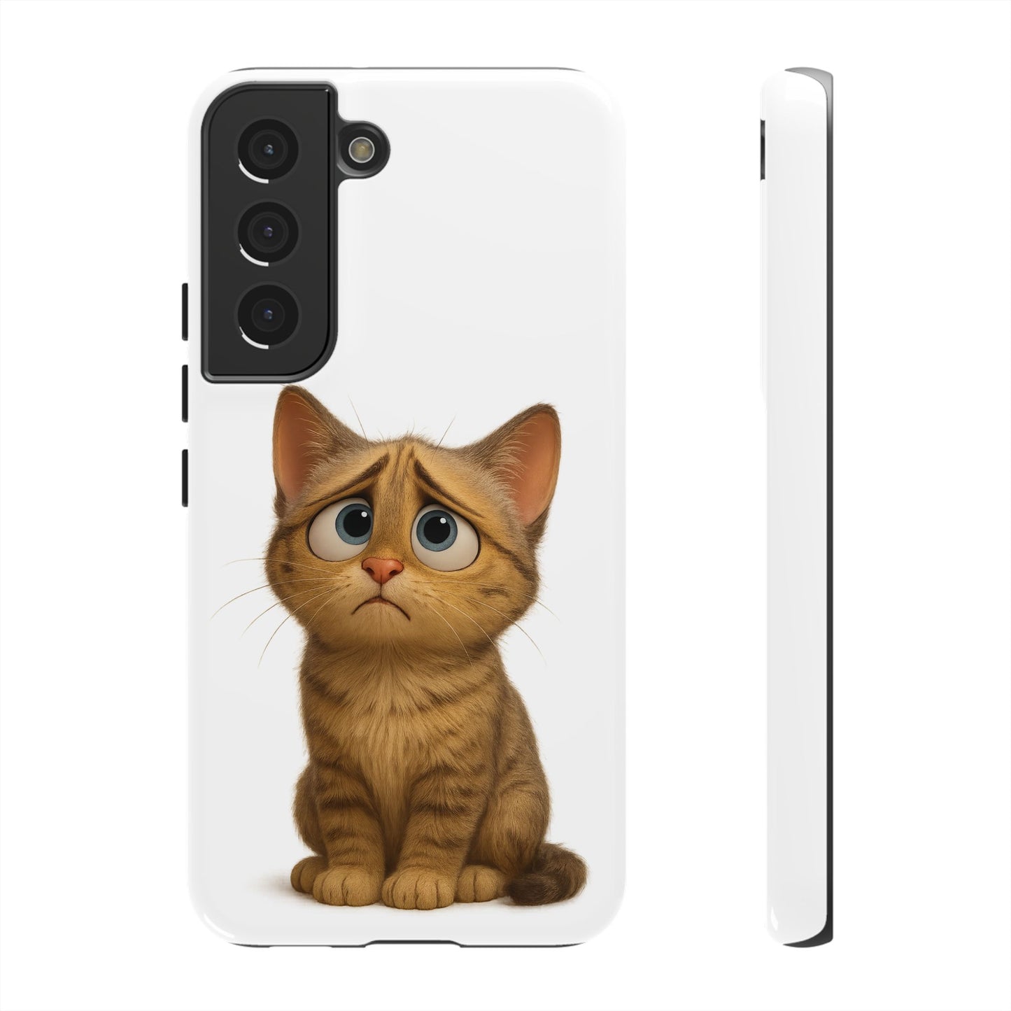 Cute Cat Phone Case, Funny Kitty Case, Animal Lover Gift, Cat Lover Accessory, Unique Cat Design Case, Pet Mom Gift