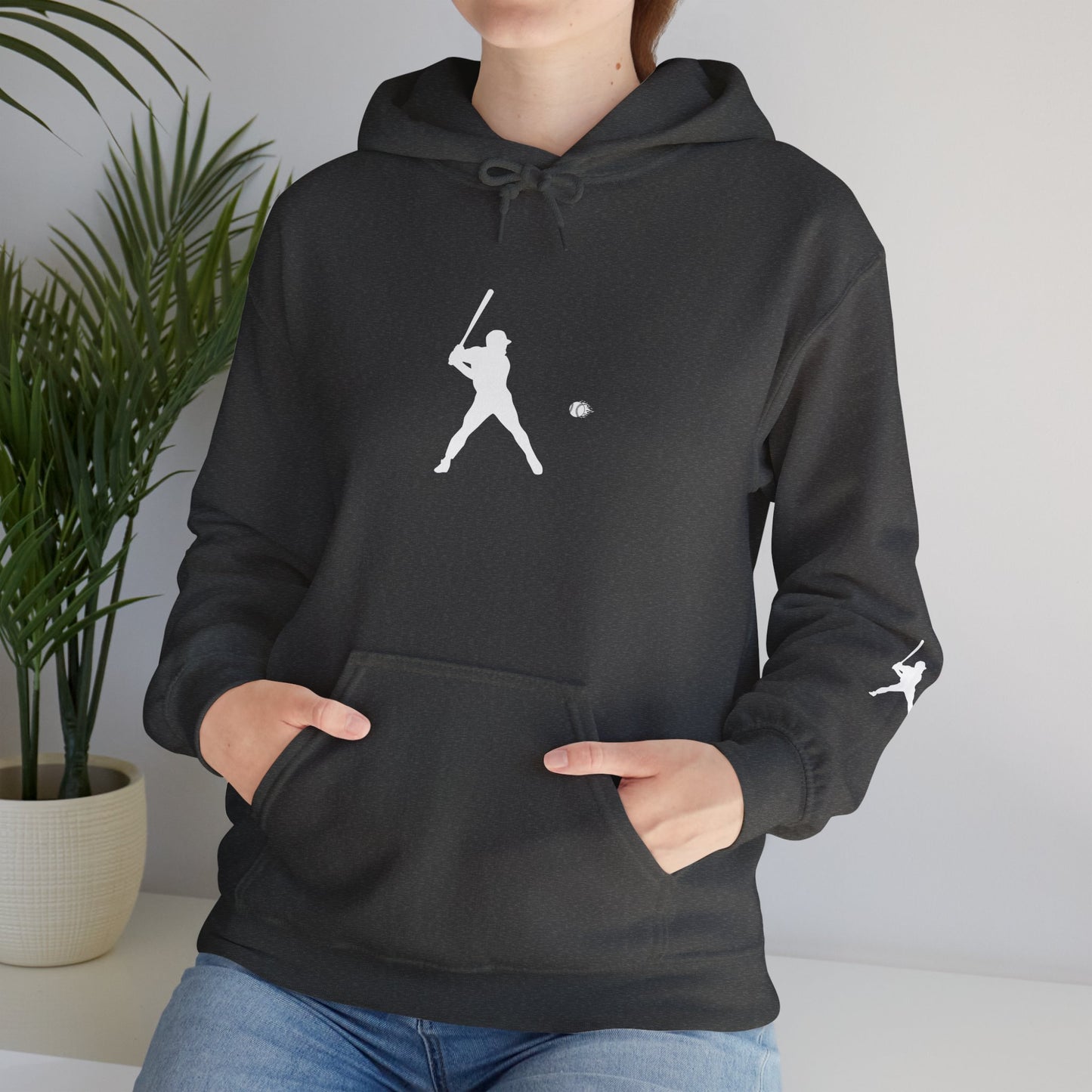 Sporty Unisex Baseball Hooded Sweatshirt, Casual Hoodie for Athletes, Perfect for Gifts, Comfy Streetwear, Ideal for Sports Events, Personal Use