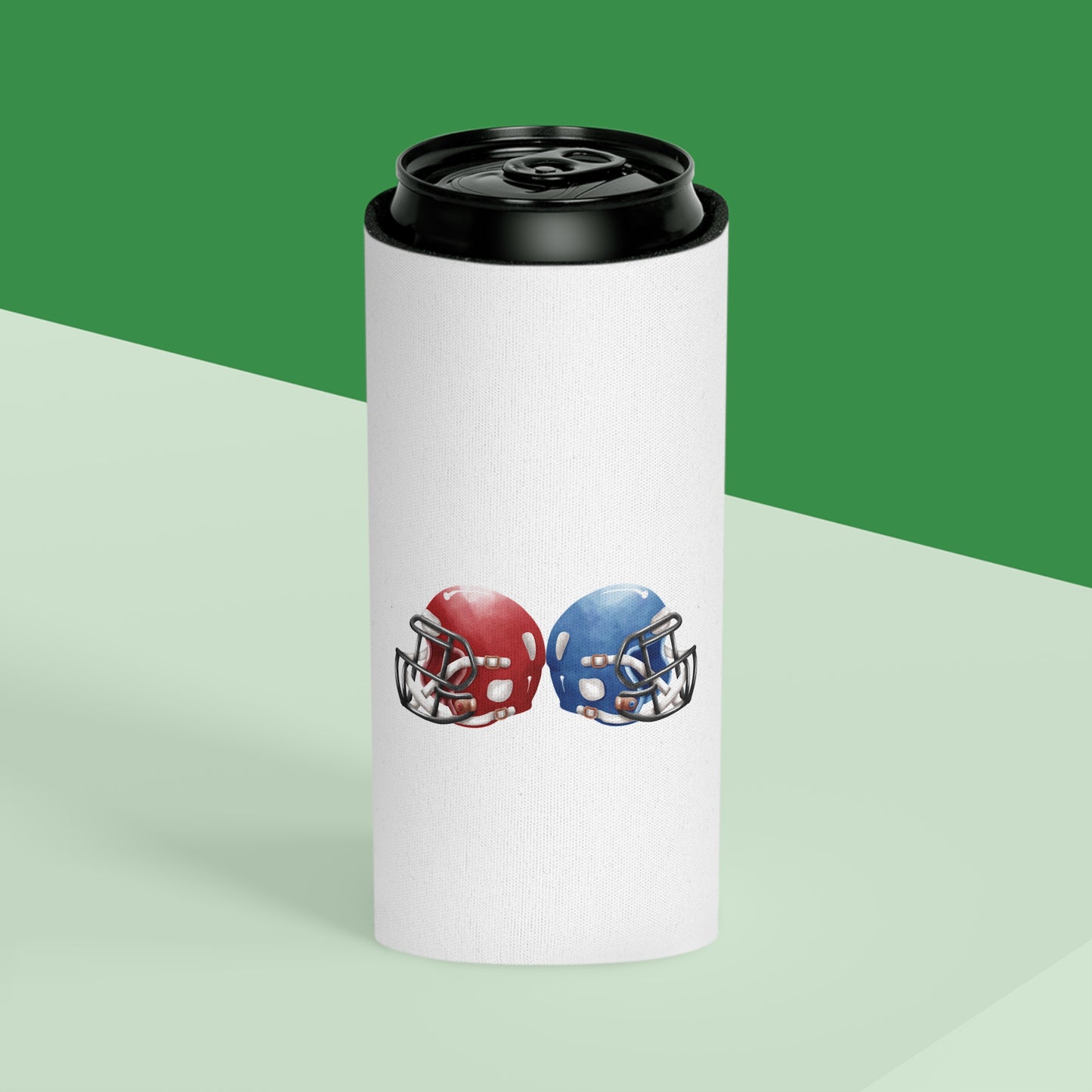 Game Day Can Cooler, Sports Team Drink Holder, Football Fan Gift, Tailgate Accessories, Party Beer Sleeve, Custom Cooler