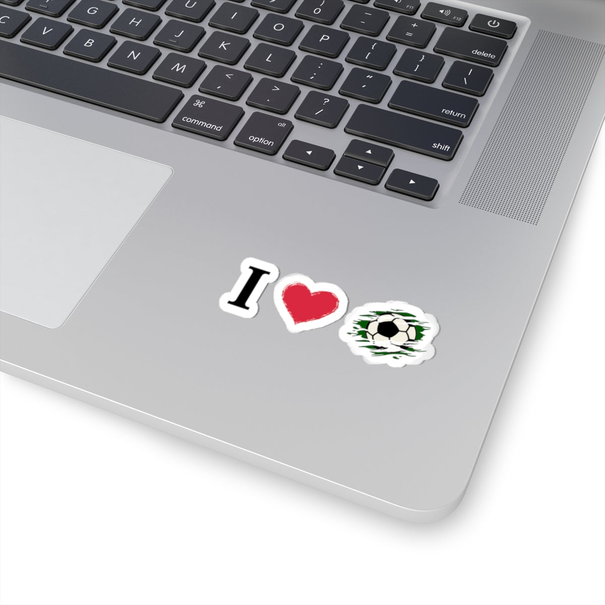 Soccer Love Kiss-Cut Stickers - Perfect for Fans, Gifts, Laptops, Bumpers, and Scrapbooking