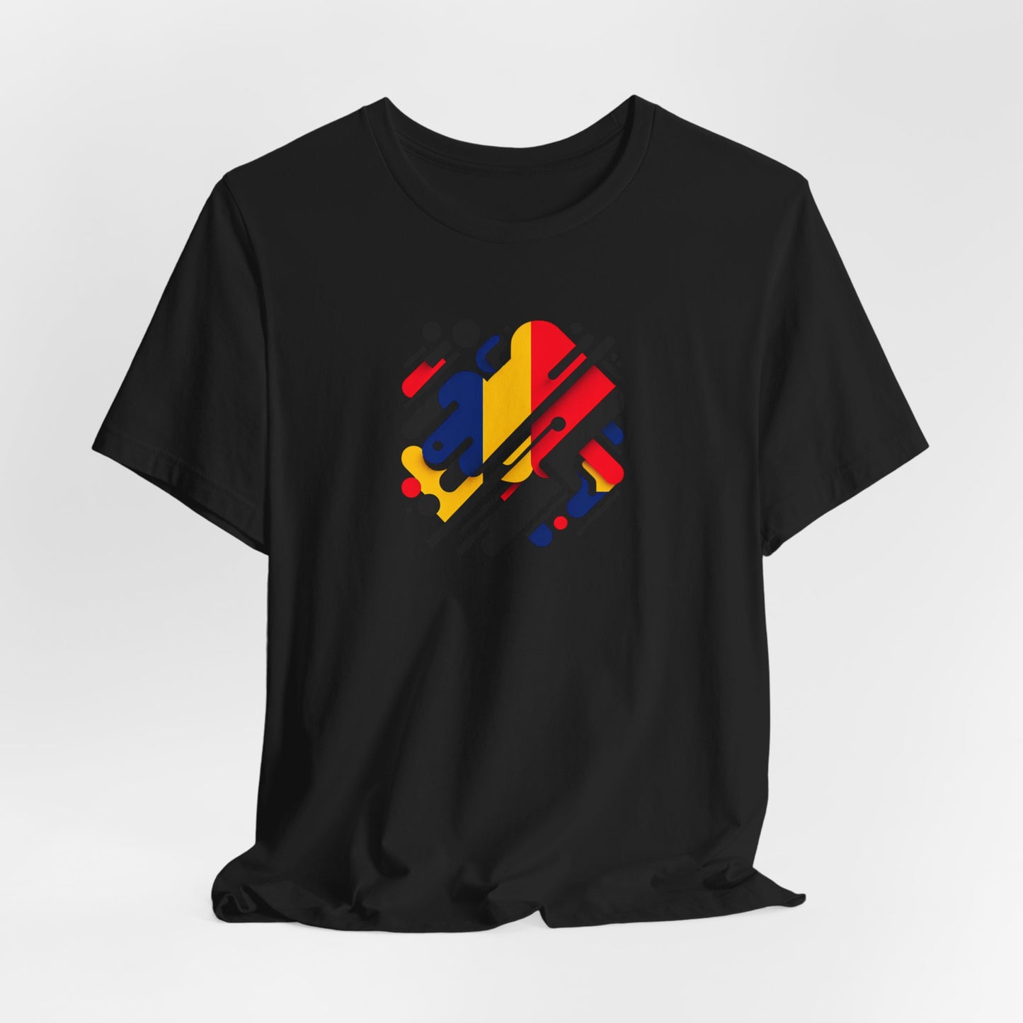 Artistic Heart Unisex Jersey Tee - Vibrant Graphic Tee, Casual Wear, Gift for Art Lovers, Birthday Surprise, Everyday Comfort