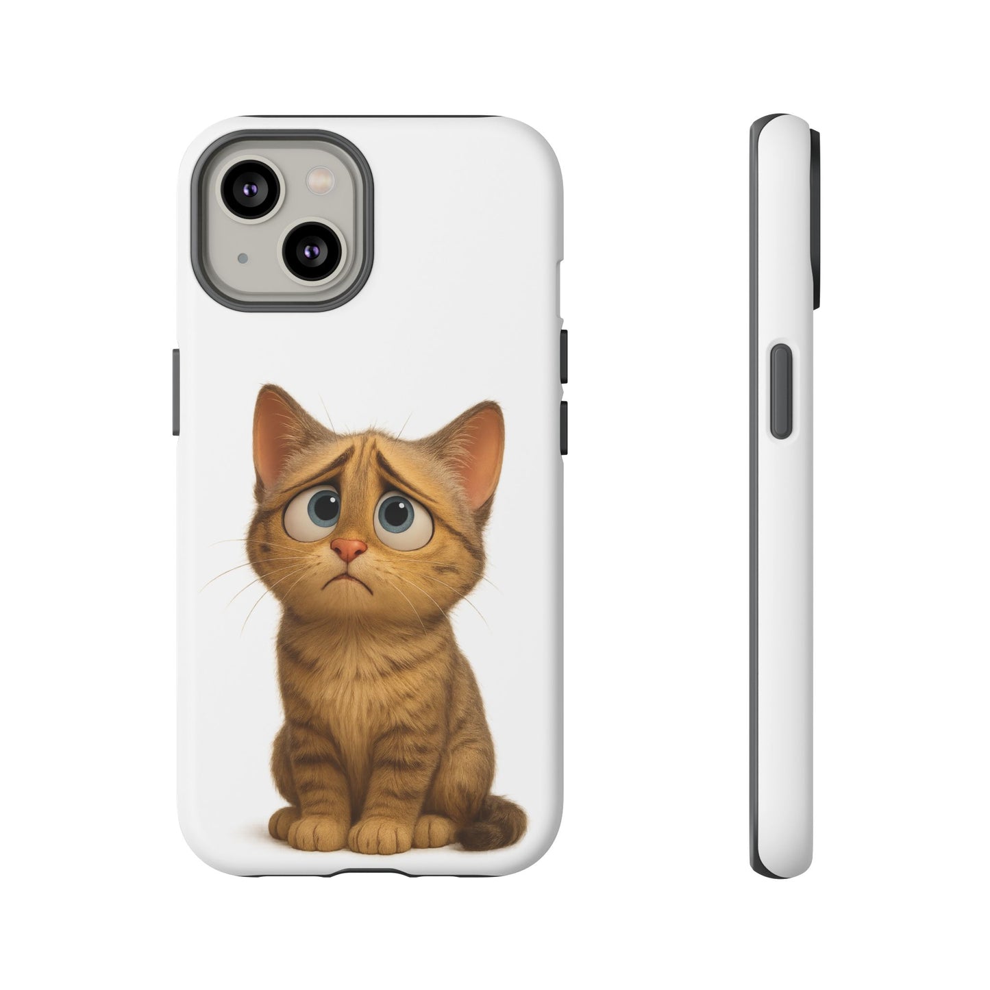 Cute Cat Phone Case, Funny Kitty Case, Animal Lover Gift, Cat Lover Accessory, Unique Cat Design Case, Pet Mom Gift