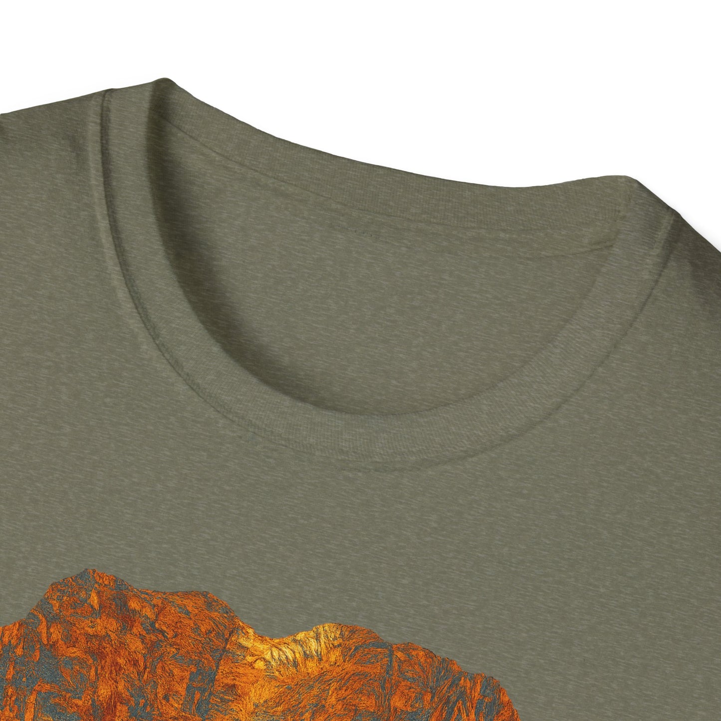 Nature-Inspired Unisex Softstyle T-Shirt, Outdoor Lover Gift, Casual Wear, Ideal for Hiking, Nature Trips, Unique Graphic Tee