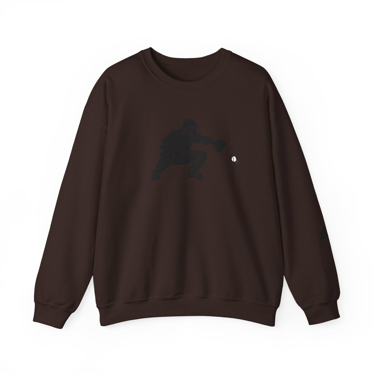 Baseball Catcher Crewneck Sweatshirt | Unisex Sports Apparel | Perfect for Game Days, Gifts, and Casual Wear | Baseball Lover's Gift