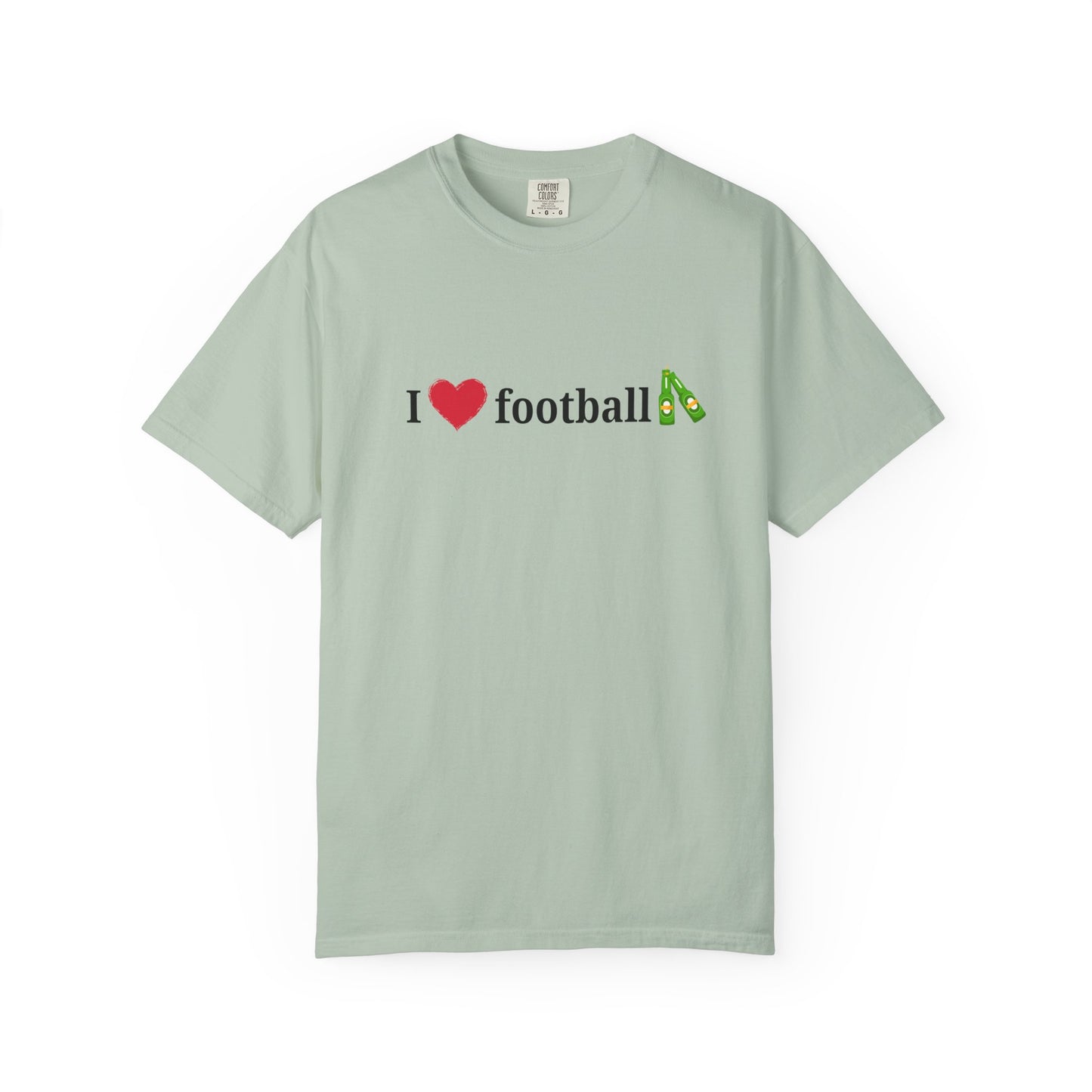Unisex Football Love Tee - Casual Cotton T-Shirt, Gift for Sports Fans, Comfortable Daily Wear, Perfect for Game Days, Fun Summer Outfits