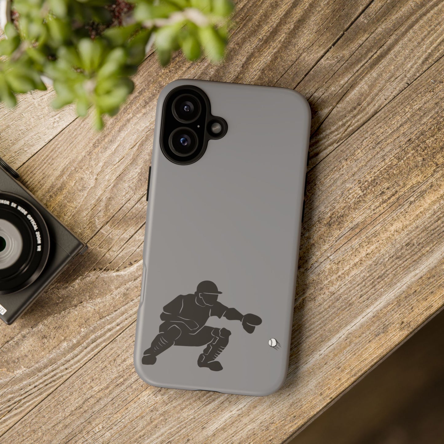 Baseball Catcher Phone Case - Tough Cases, Sports Phone Cover, Great for Athletes, Perfect Gift for Baseball Lovers, Unique Cell Phone Design