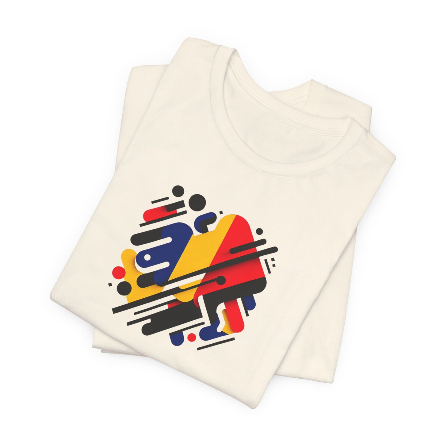 Artistic Heart Unisex Jersey Tee - Vibrant Graphic Tee, Casual Wear, Gift for Art Lovers, Birthday Surprise, Everyday Comfort