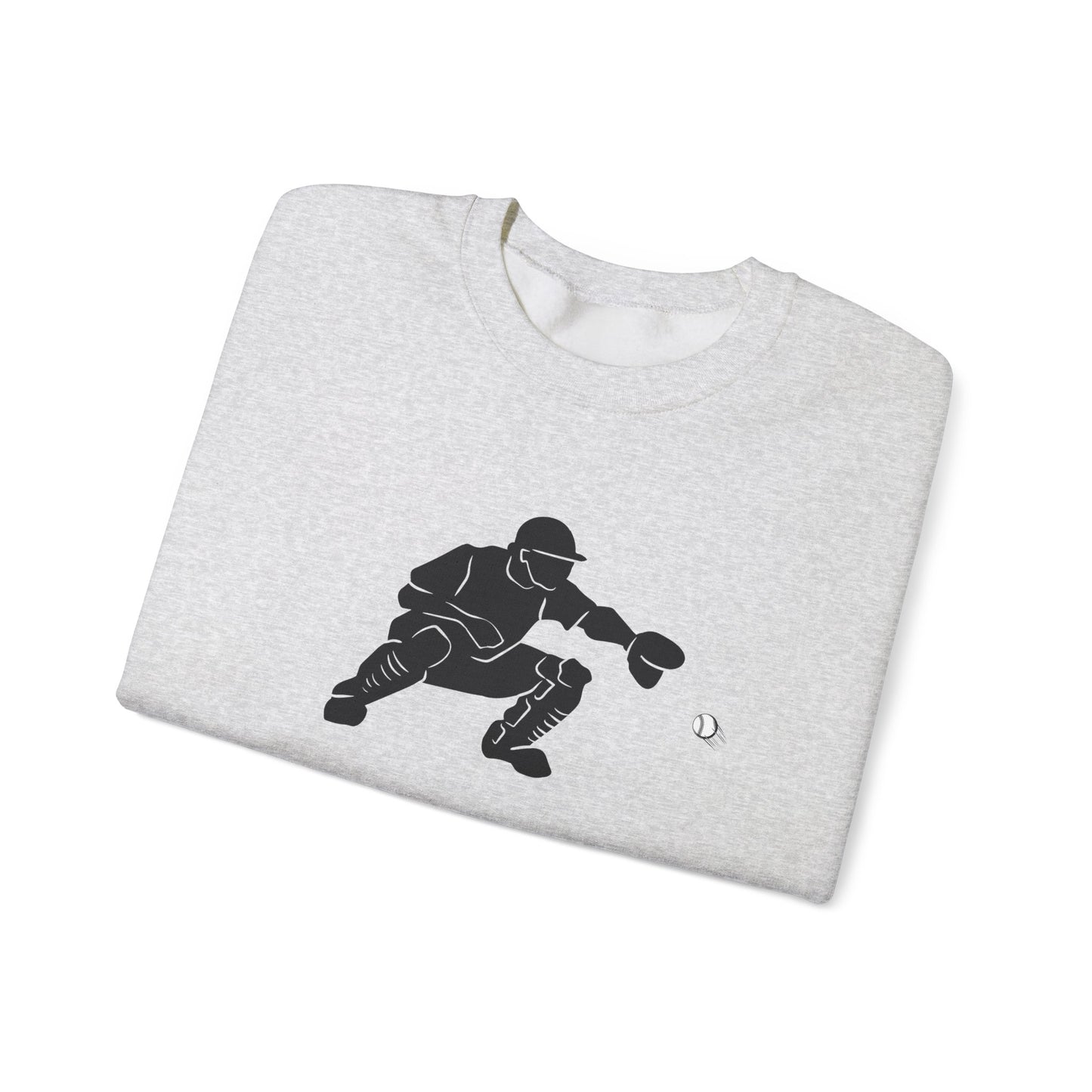 Baseball Catcher Crewneck Sweatshirt | Unisex Sports Apparel | Perfect for Game Days, Gifts, and Casual Wear | Baseball Lover's Gift