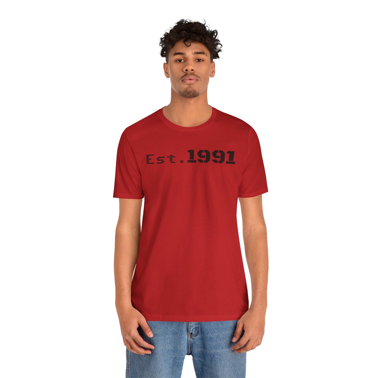 Established 1991 Unisex Jersey Tee | Vintage Anniversary Gift | Casual Wear, Birthday Shirt, Retro Style, Statement Tee, Gift for Him/Her