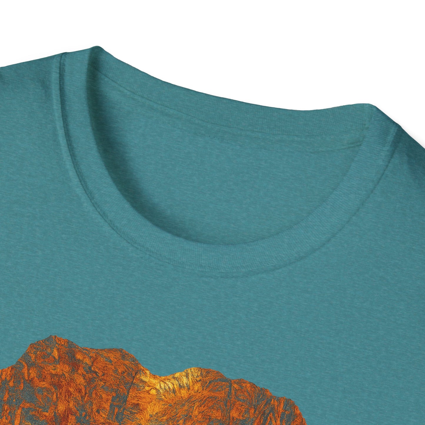 Nature-Inspired Unisex Softstyle T-Shirt, Outdoor Lover Gift, Casual Wear, Ideal for Hiking, Nature Trips, Unique Graphic Tee