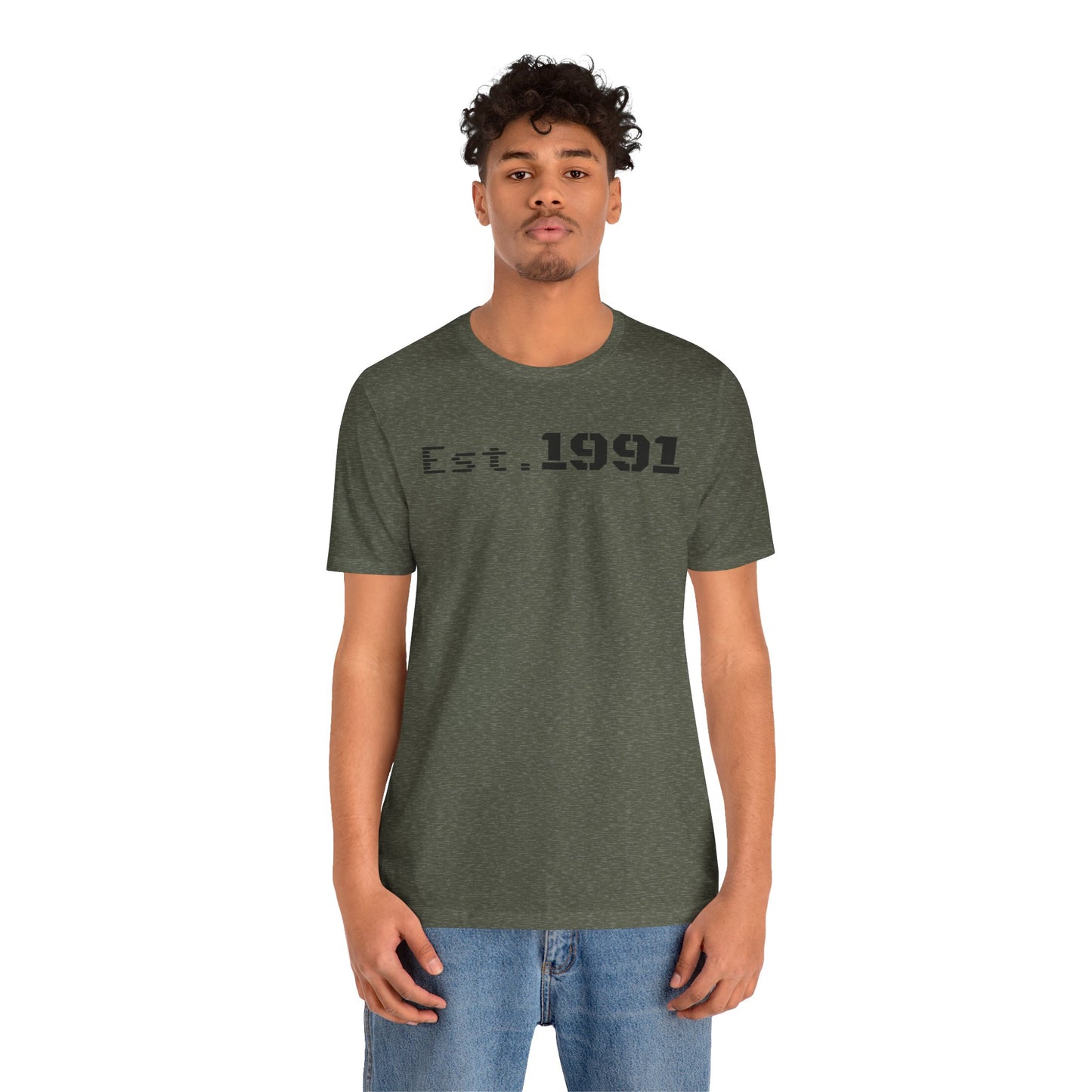 Established 1991 Unisex Jersey Tee | Vintage Anniversary Gift | Casual Wear, Birthday Shirt, Retro Style, Statement Tee, Gift for Him/Her