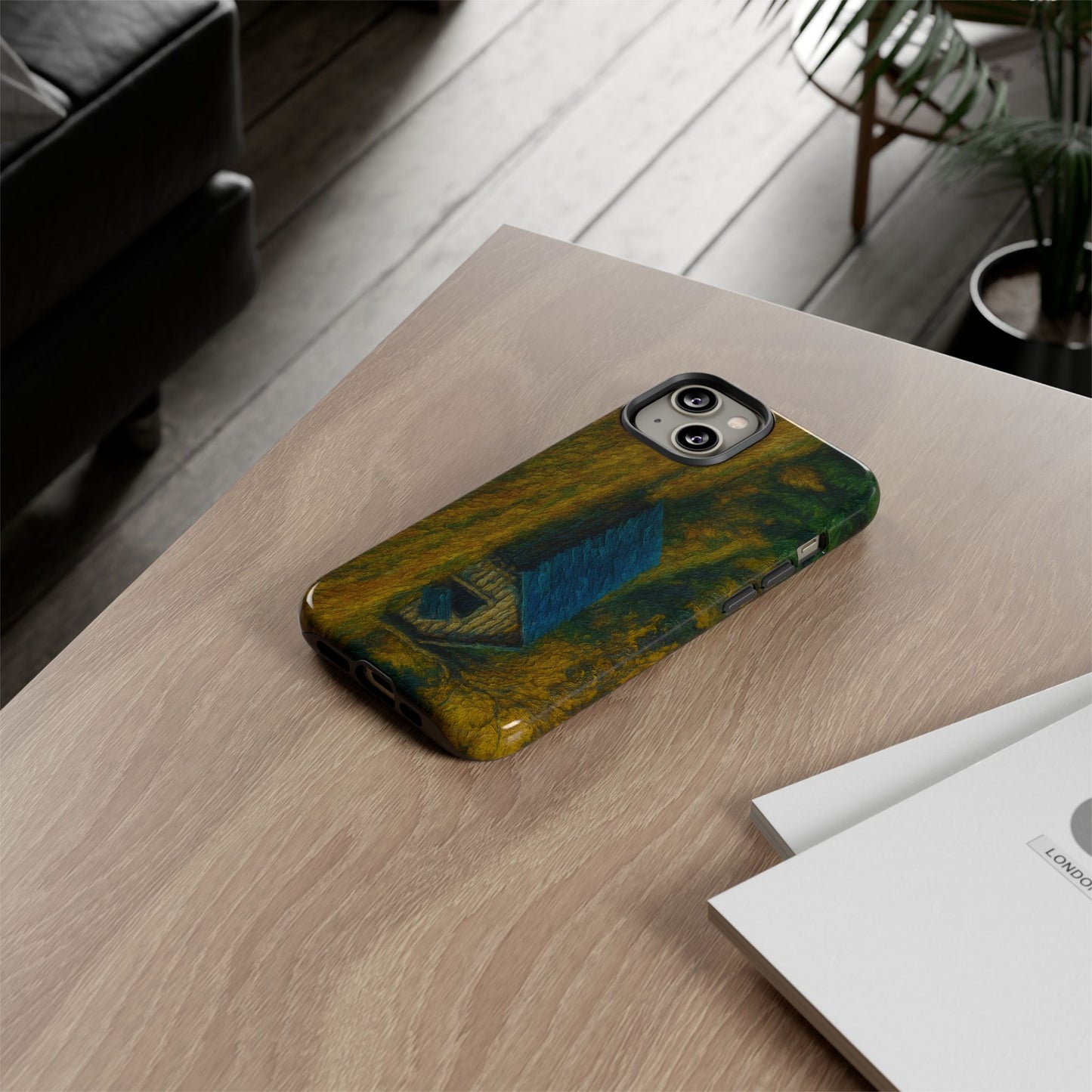 Artistic Phone Case by Tough Cases, Nature-Inspired Phone Protection, Unique Gift for Nature Lovers, Stylish Accessory, Fall Aesthetic