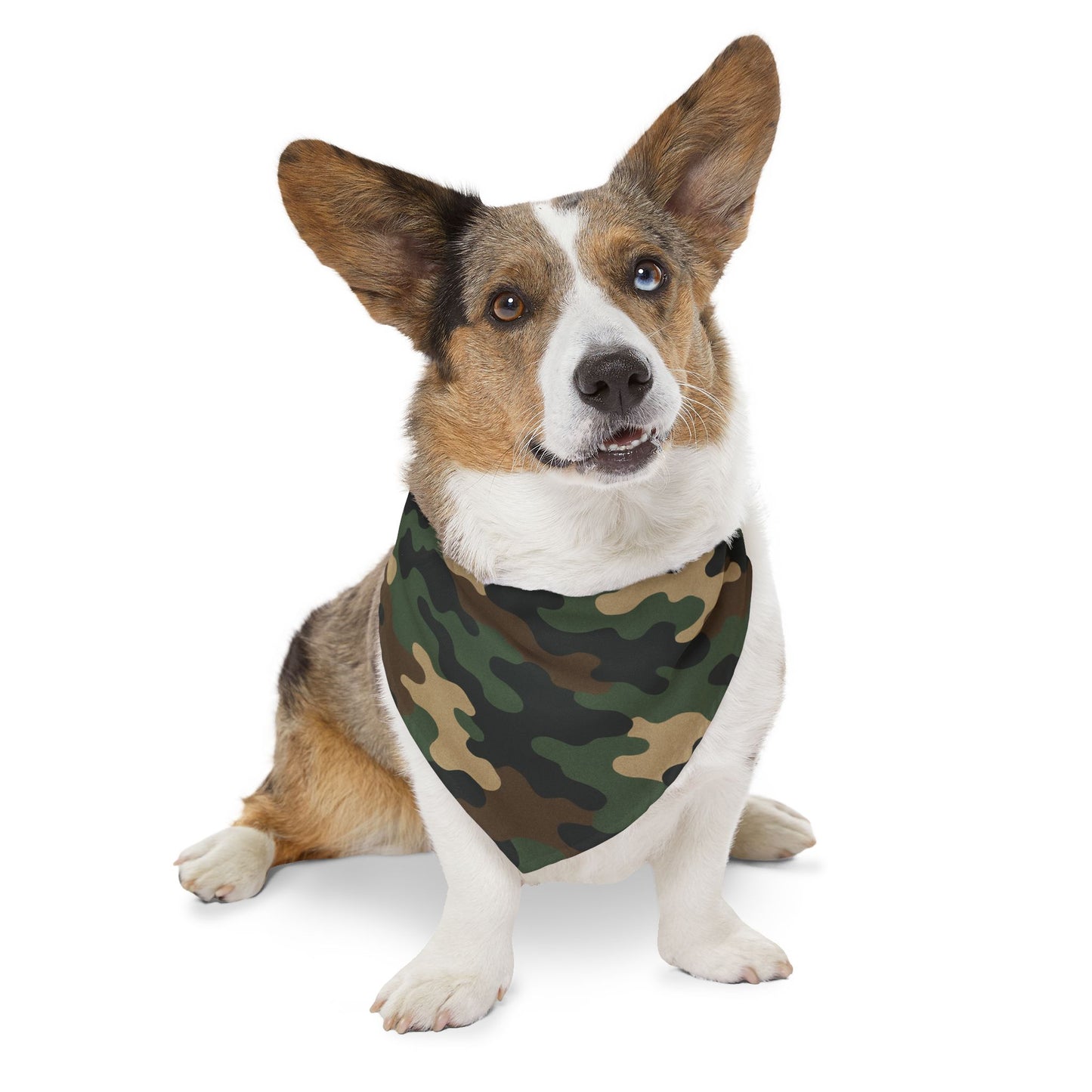 Stylish Camouflage Pet Bandana Collar | Dog Accessory for Outdoor Adventures, Pet Fashion, Camo Dog Gear, Puppy Bandana, Gift for Pet Lovers