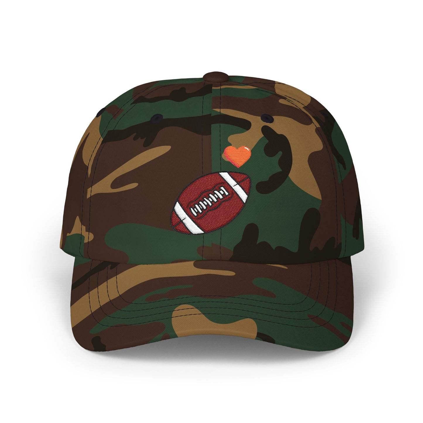 Cute Football Dad Cap, Father's Day Gift, Casual Style Hat, Sports Lover Accessory, Gift for Dad, Outdoor Activities