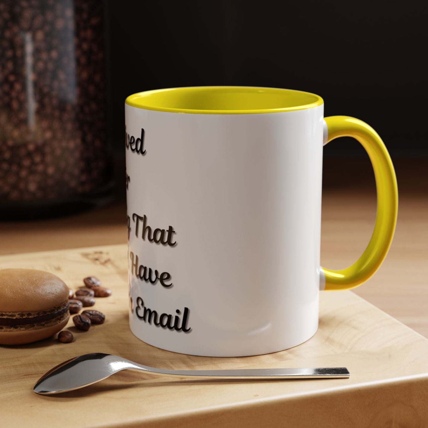 Humorous Coffee Mug - "I Survived Another Meeting That Should Have Been an Email"