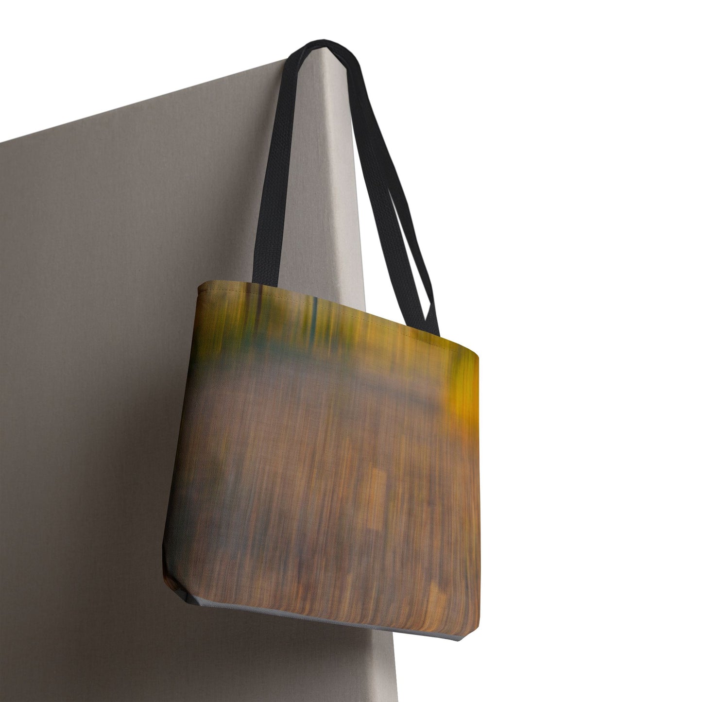 Abstract Art Tote Bag - Stylish and Eco-Friendly Diagonal Stripes for Everyday Use